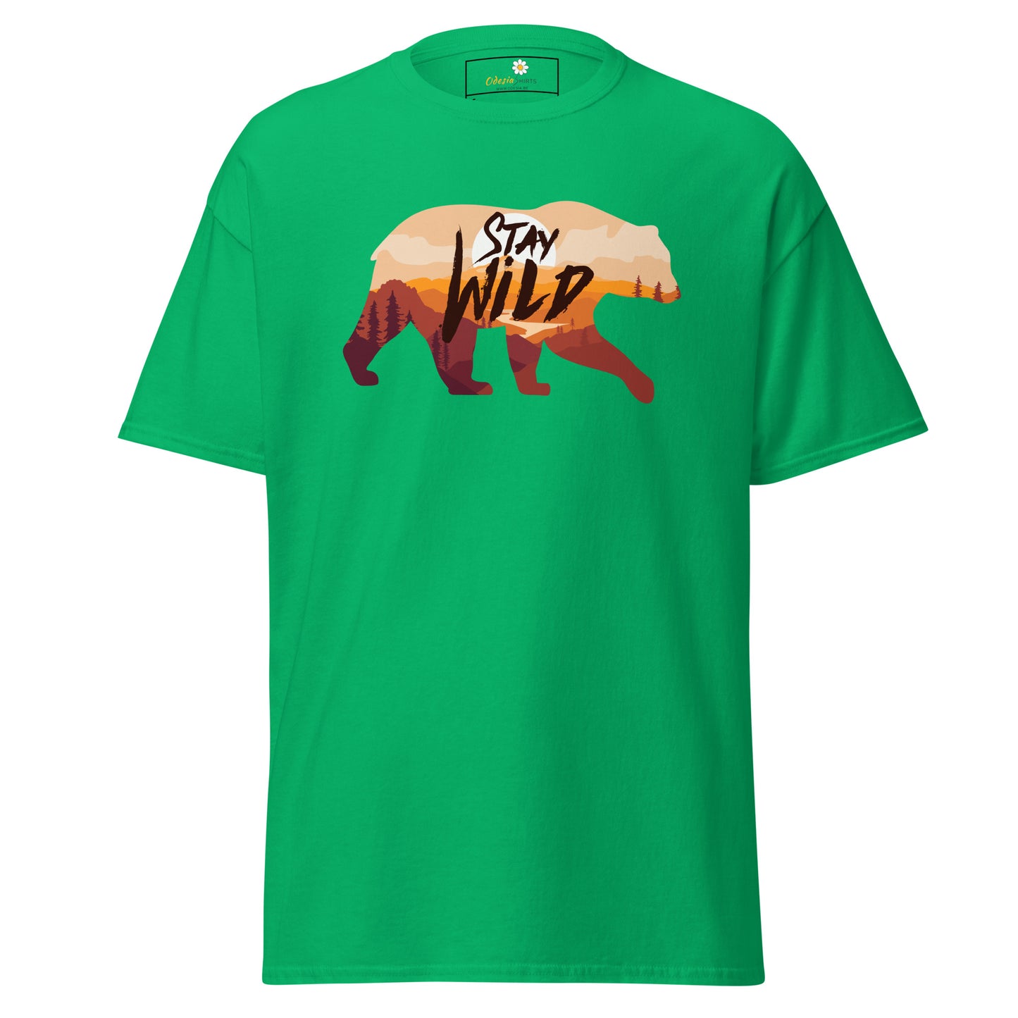 Unisex classic t-shirt - ADVENTURE WILD LIFE STAY WILD - REGULAR