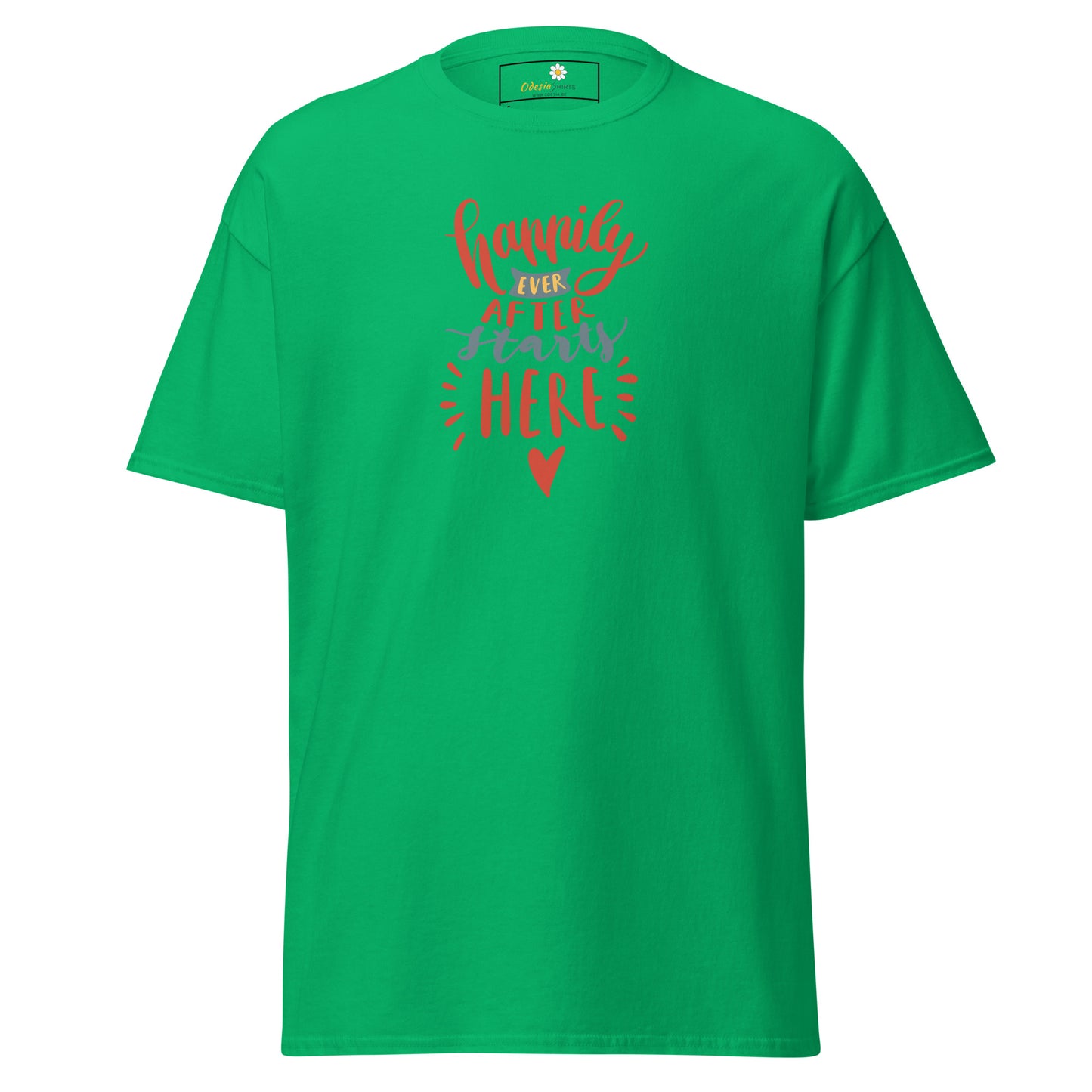 Unisex classic t-shirt - TEXT HAPPILY EVER AFTER - REGULAR