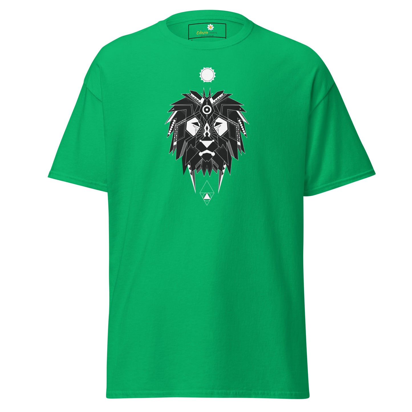 Unisex classic t-shirt - ABSTRACT MYSTIC LION HEAD - REGULAR