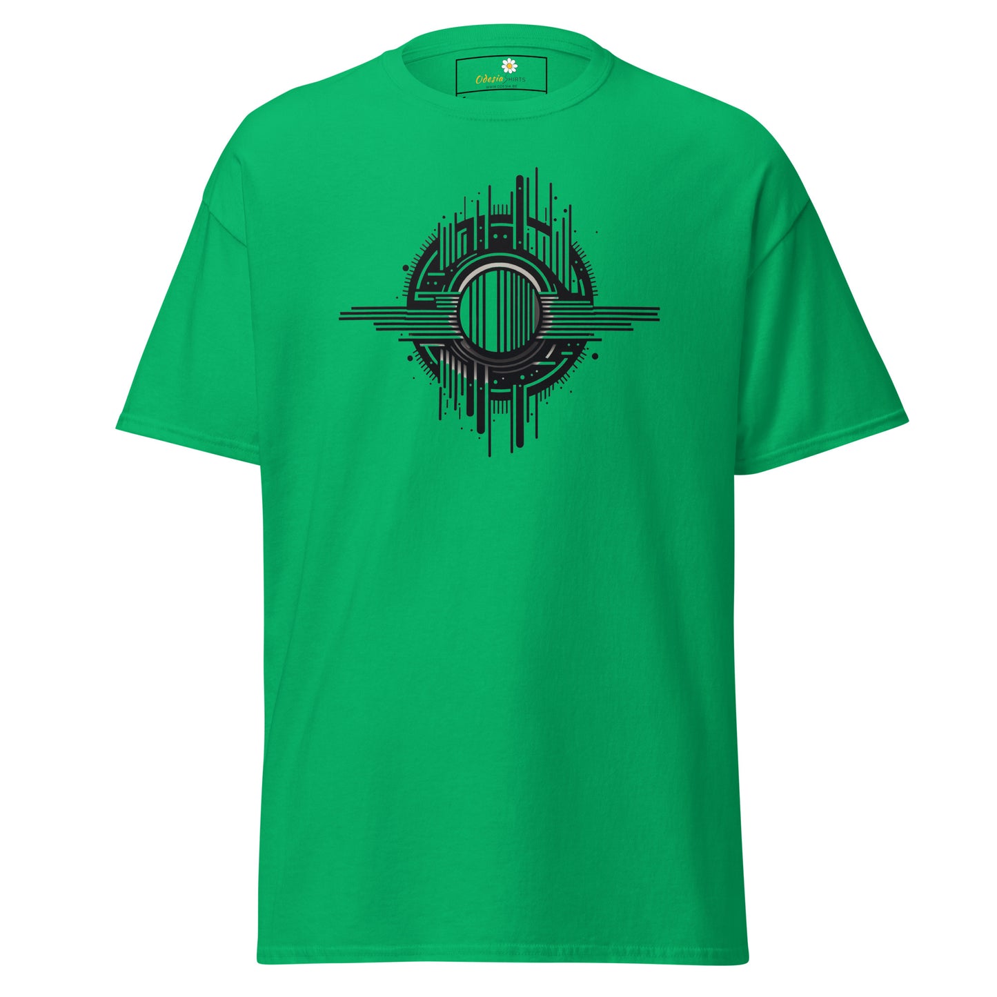 Unisex classic t-shirt - ABSTRACT SPHERE LINES - REGULAR