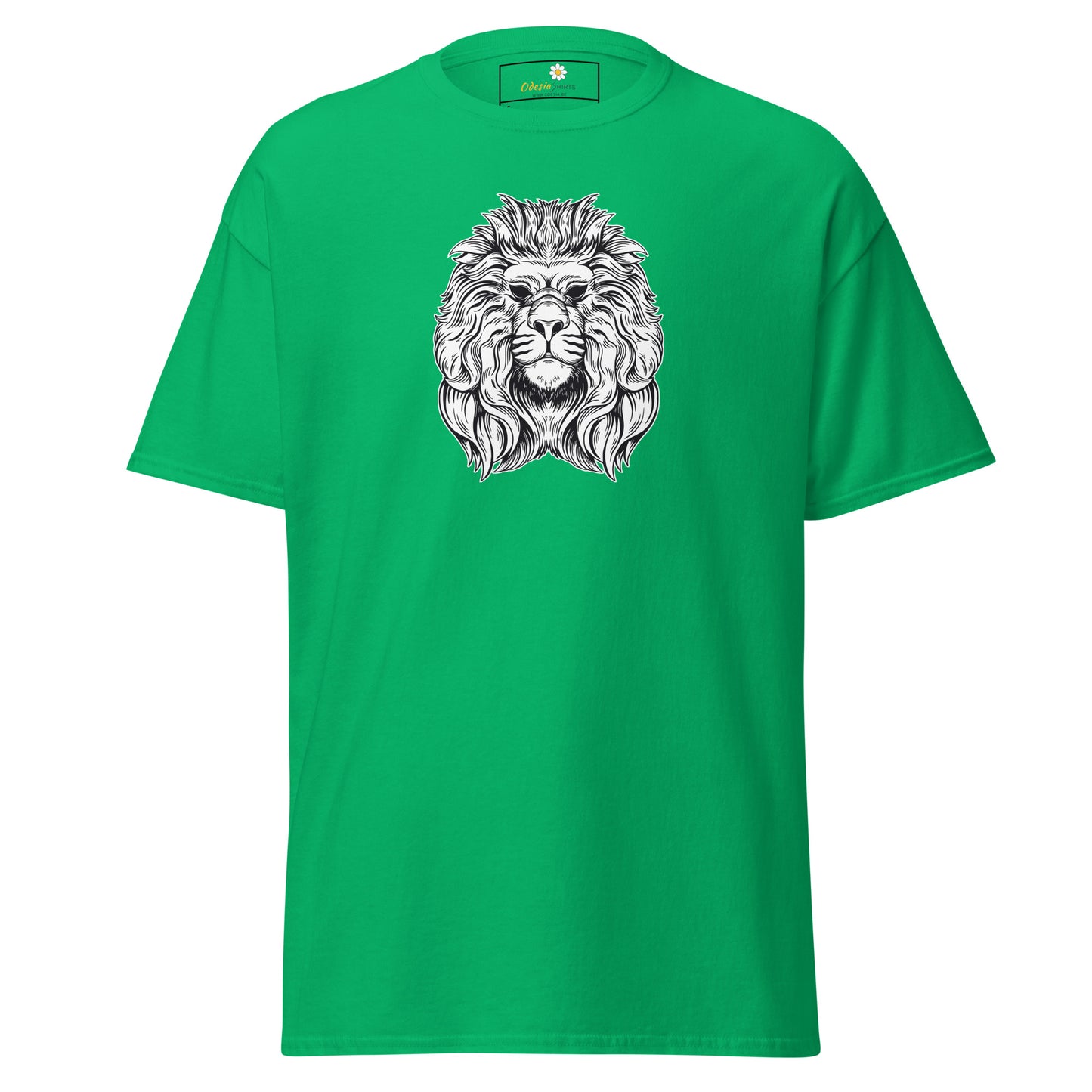 Unisex classic t-shirt - WILD LIFE LION HEAD - REGULAR