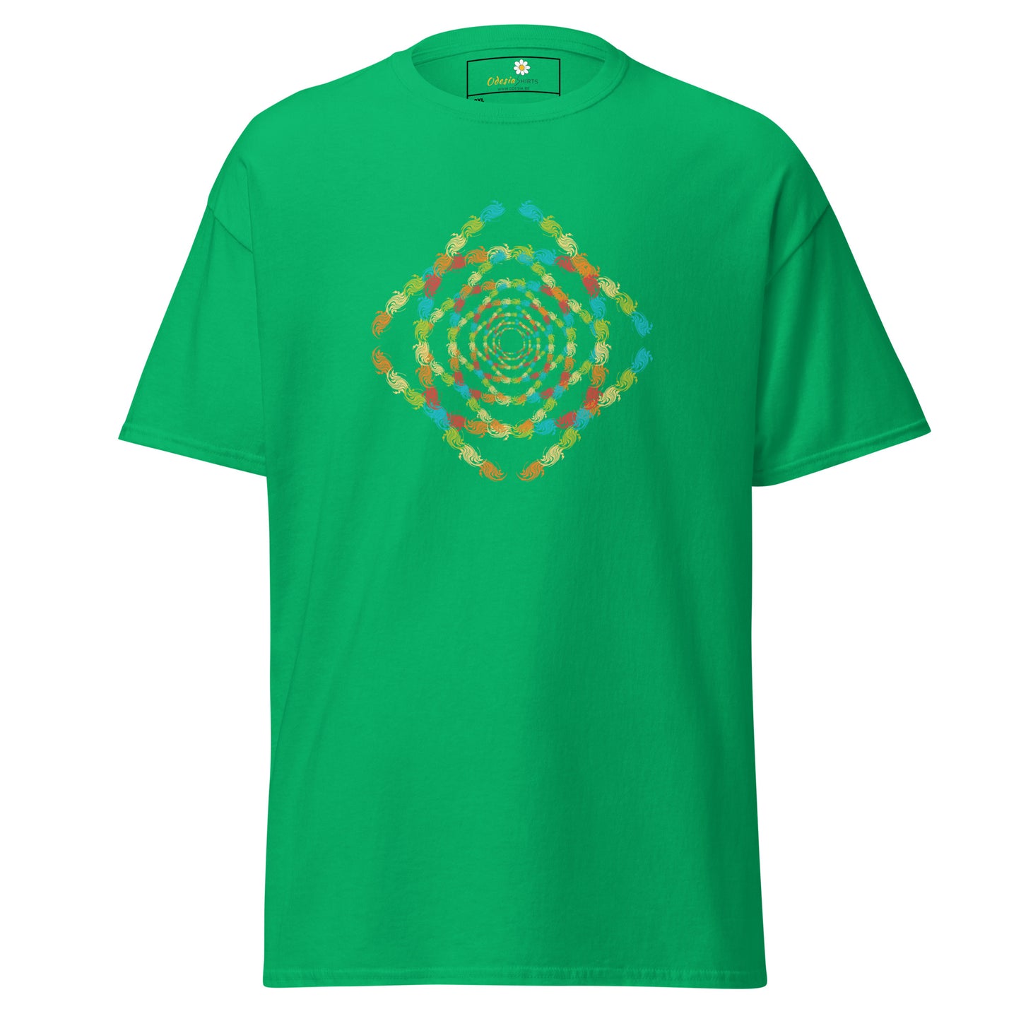 Unisex classic t-shirt - ABSTRACT SQUARE TUNNEL - BIG