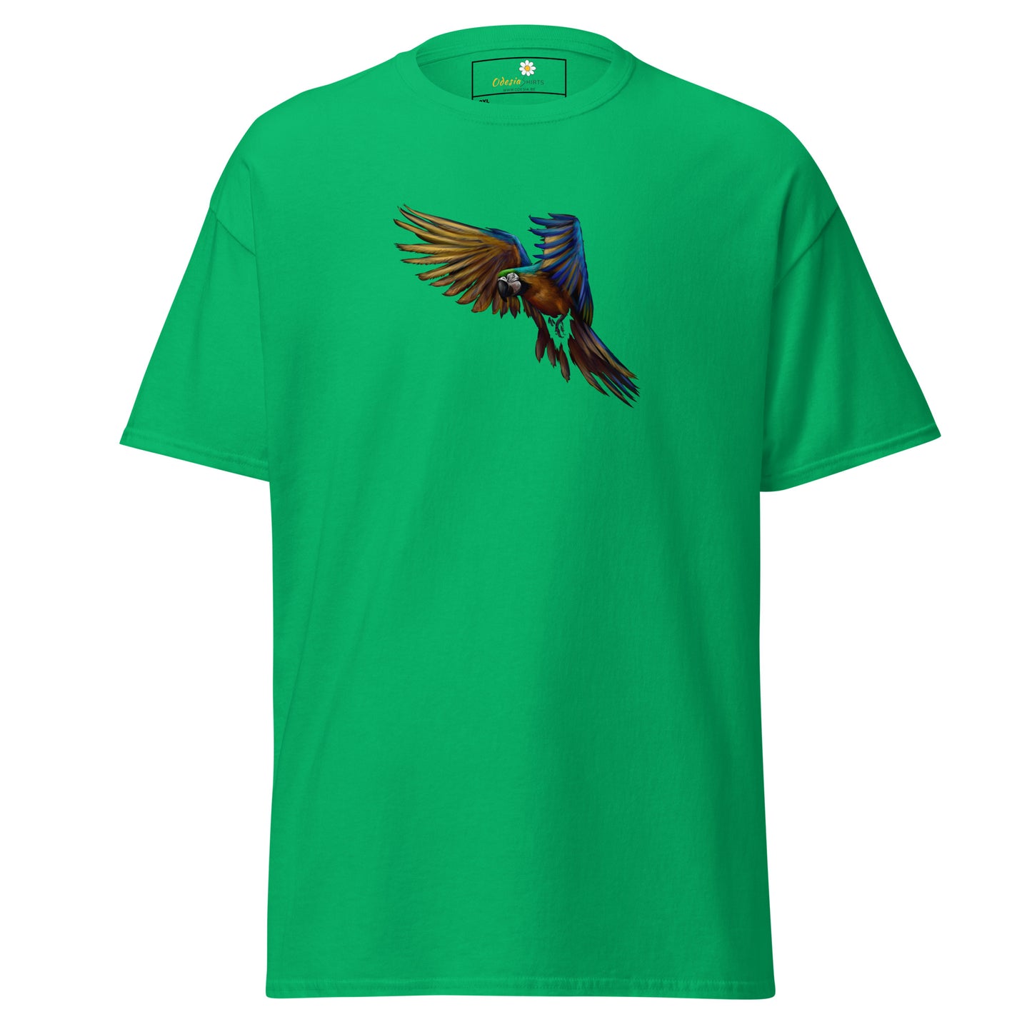 Heren klassiek t-shirt - WILDLIFE PARROT - GROOT