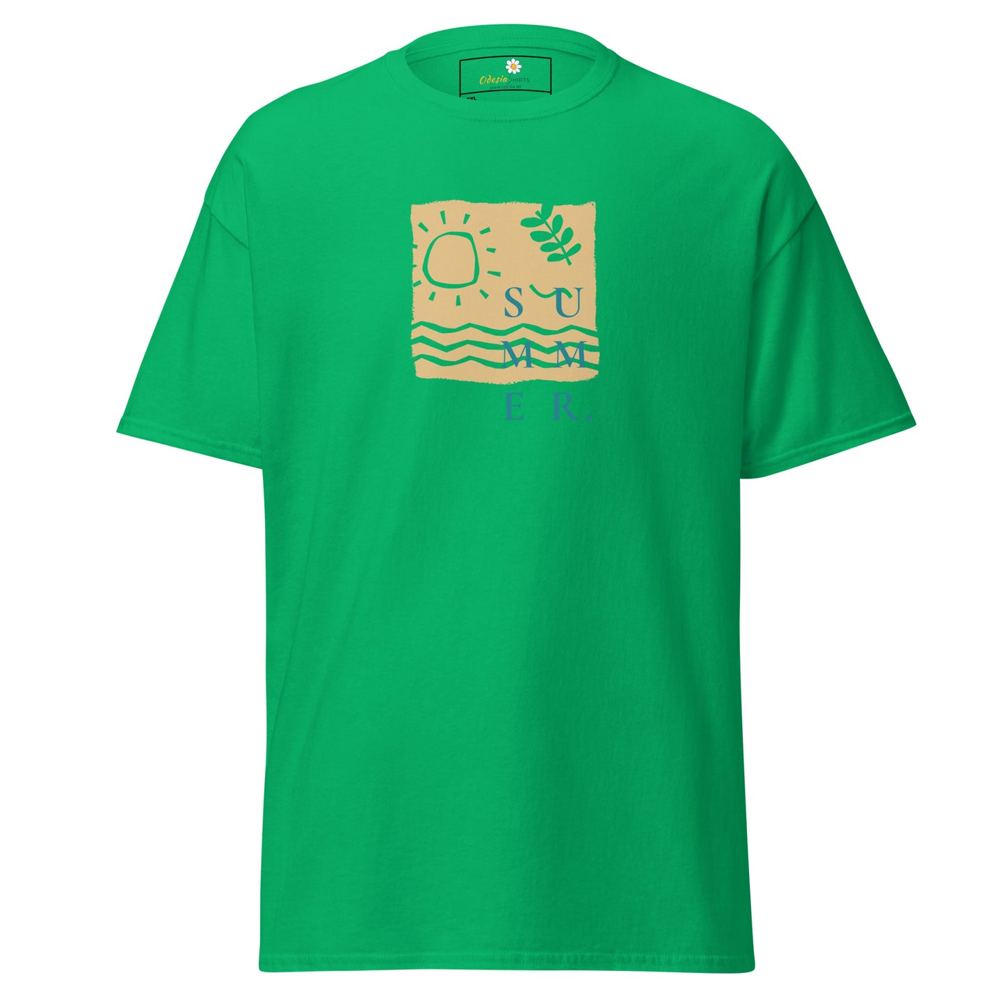 Heren klassiek t-shirt - SUMMER SEA NATURE - GROOT