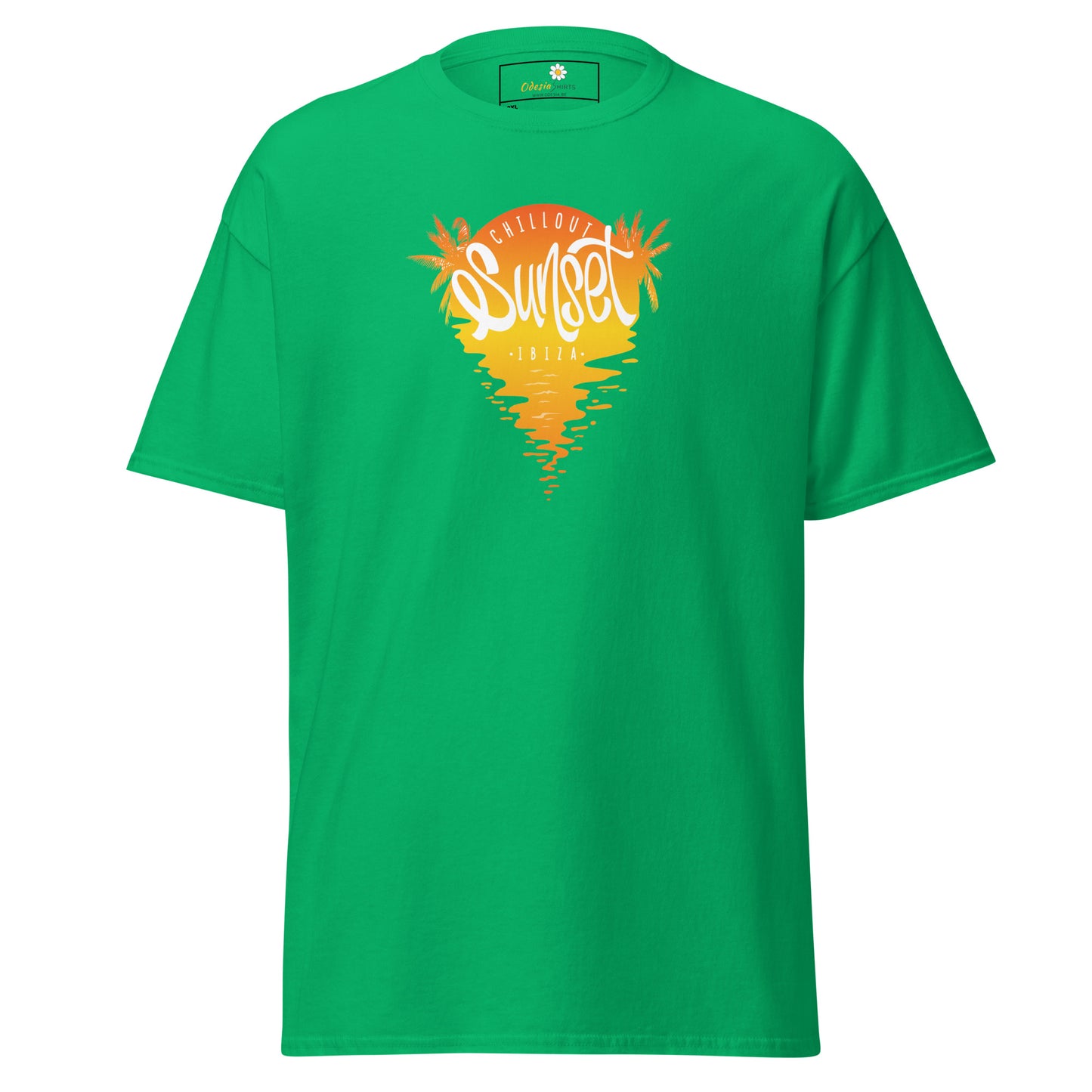 T-shirt classique pour homme - SUMMER IBIZA SUNSET - BIG