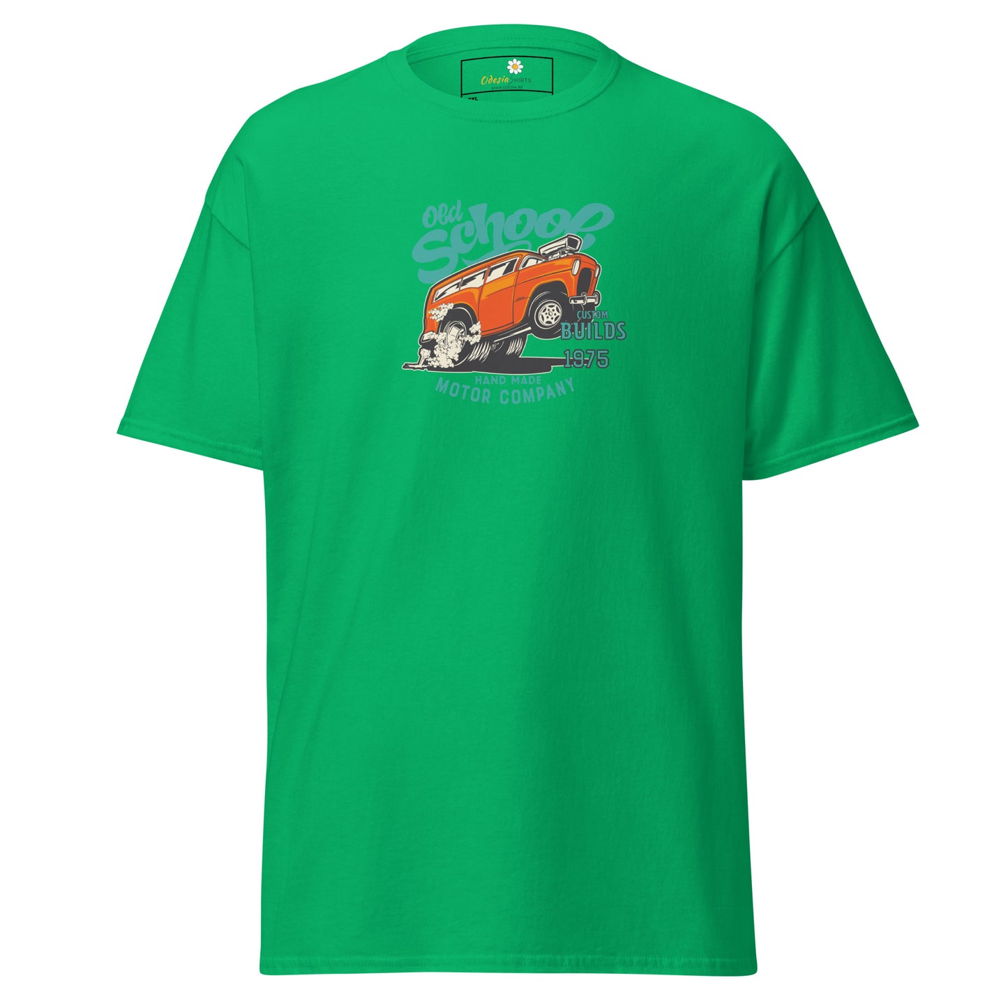 Unisex classic t-shirt - MOTOR OLD SCHOOL CARS - BIG