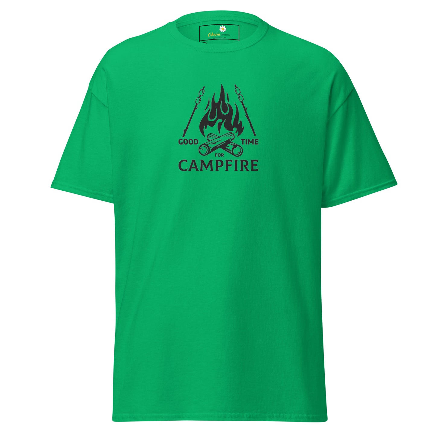 Unisex classic t-shirt - ADVENTURE GOOD TIMES CAMPFIRE - BIG