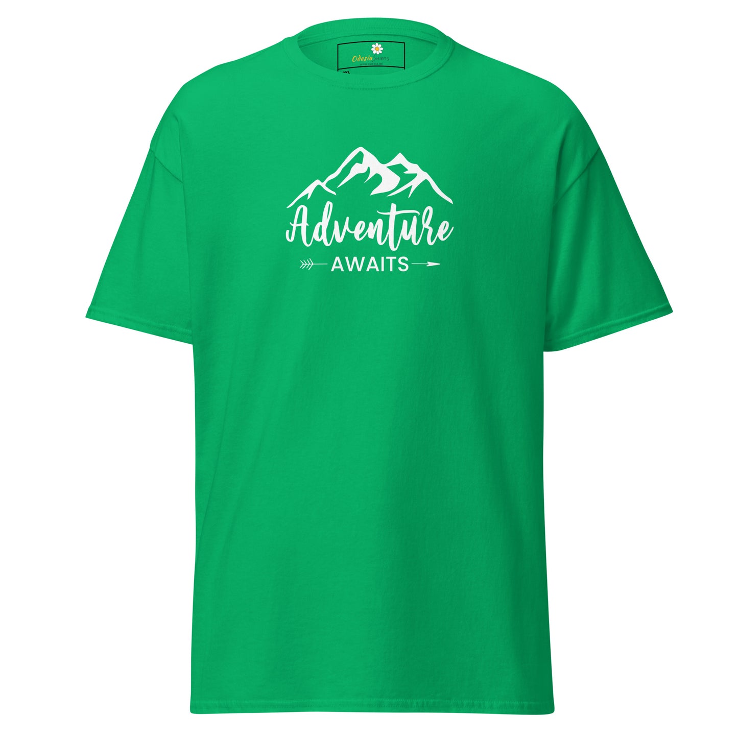 Unisex classic t-shirt - ADVENTURE NATURE AWAITS - BIG