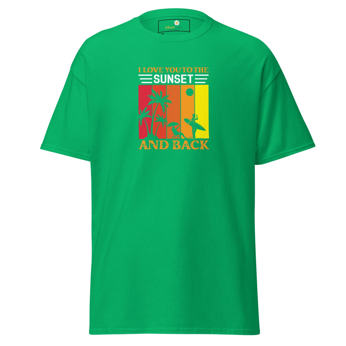 T-shirt classique pour homme - SUMMER LOVE SUNSET - BIG