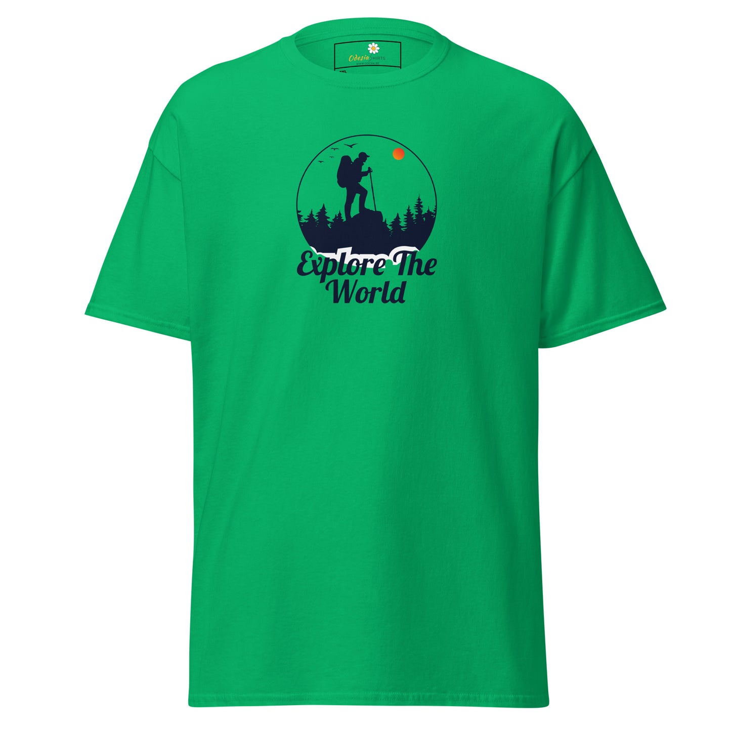 Unisex classic t-shirt - ADVENTURE EXPLORE THE WORLD - BIG