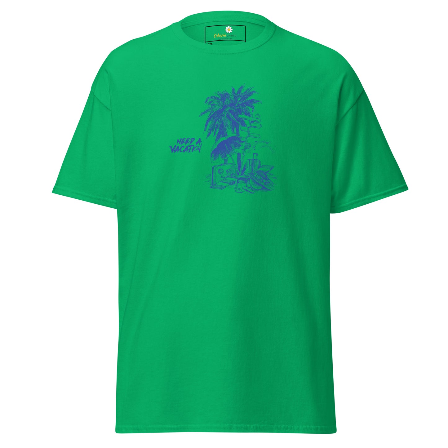 T-shirt classique pour homme - SUMMER NEED A VACATION - BIG