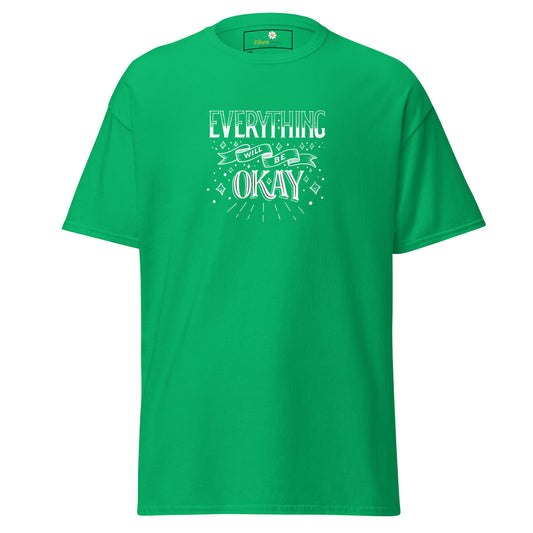 T-shirt classique pour homme - TEXT TOUT VA BIEN ÊTRE - GRAND