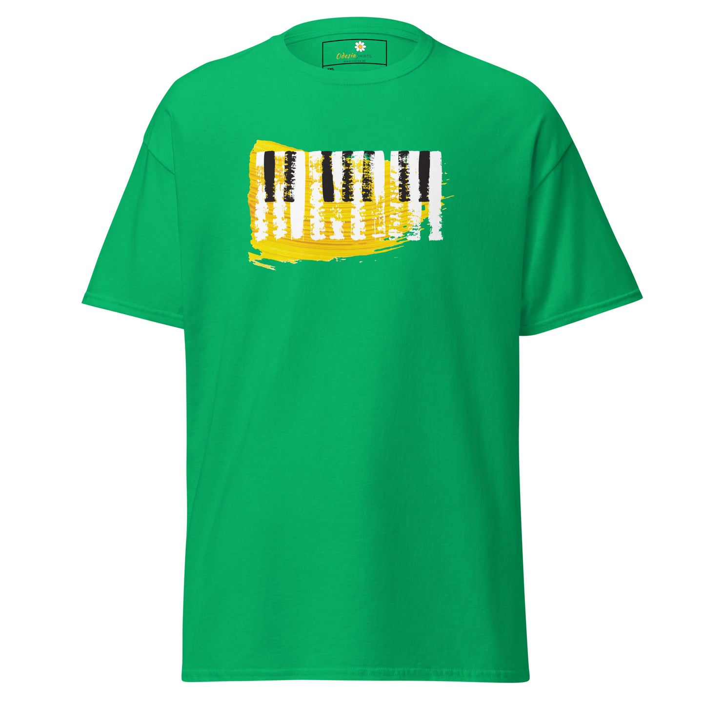Unisex classic t-shirt - MUSIC PIANO KEYBOARD - BIG