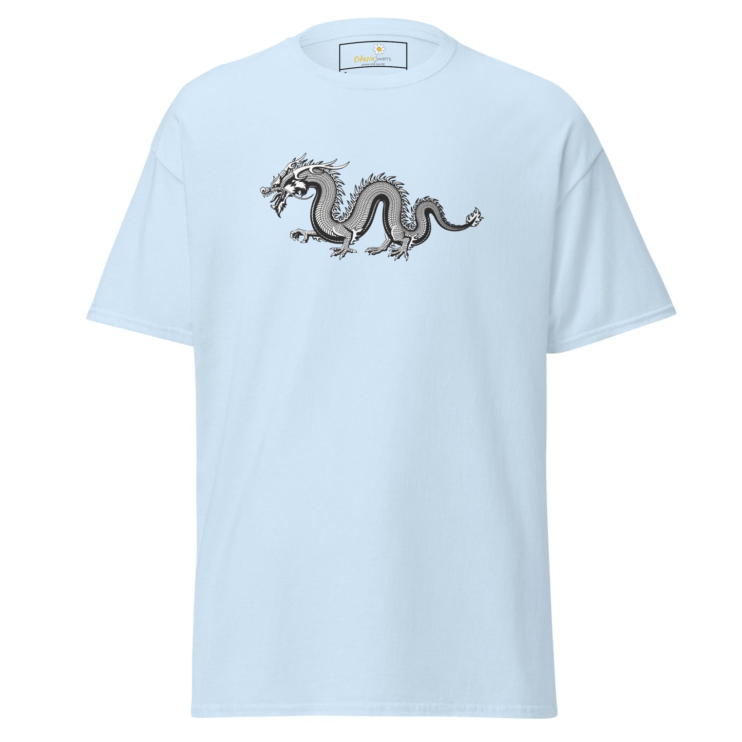 T-shirt classique unisexe - DRAGON GRIS MYSTIQUE - RÉGULIER