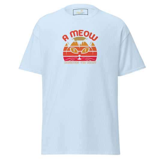 Unisex classic t-shirt - ANIMALS A CAT MASSAGES HEART - REGULAR