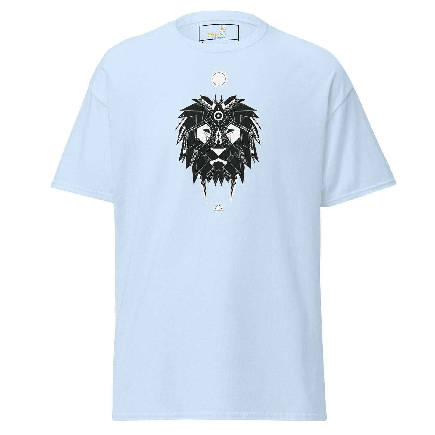Unisex classic t-shirt - ABSTRACT MYSTIC LION HEAD - REGULAR