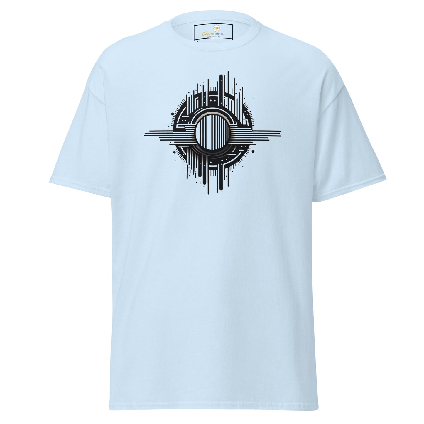 Unisex classic t-shirt - ABSTRACT SPHERE LINES - REGULAR
