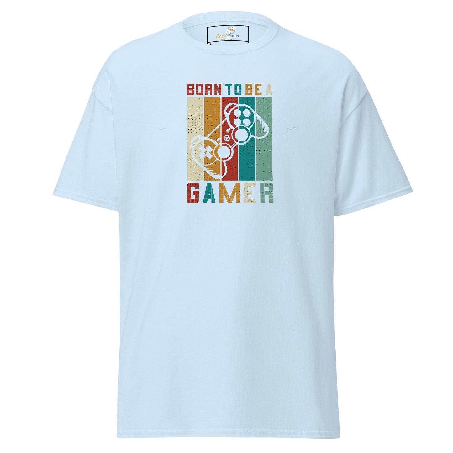 T-shirt classique unisexe - GAMERS BORN TO BE A GAMER - REGULAR