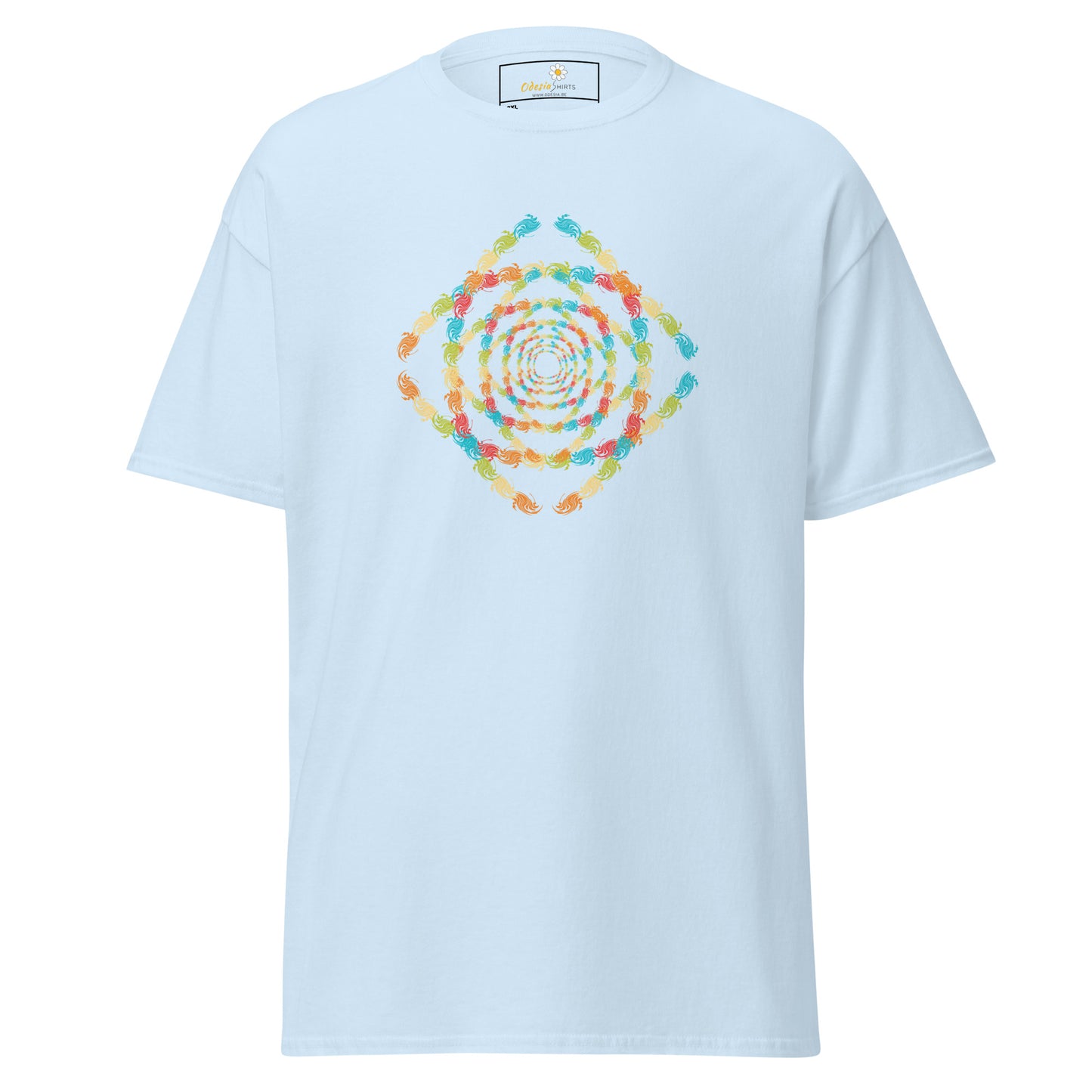 Unisex classic t-shirt - ABSTRACT SQUARE TUNNEL - BIG
