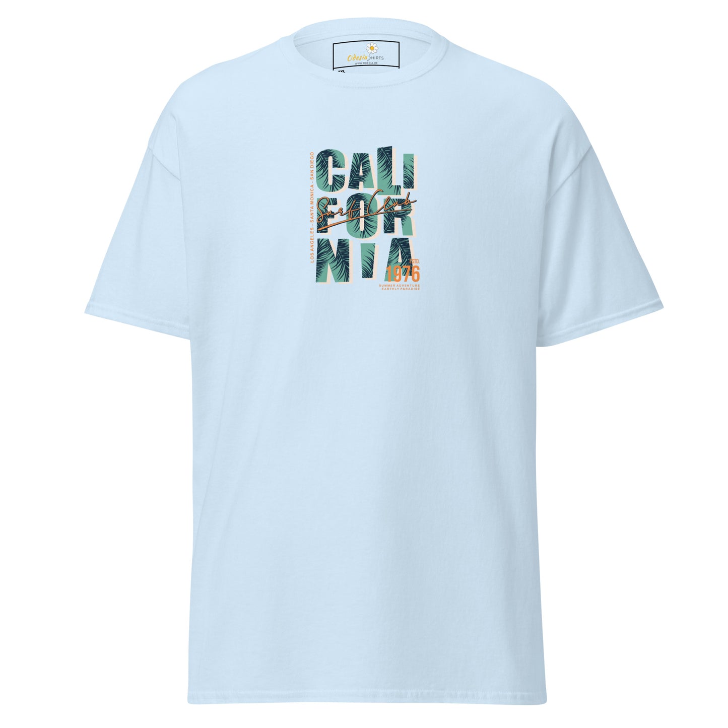 Heren klassiek t-shirt - TEXT CALIFORNIA - GROOT
