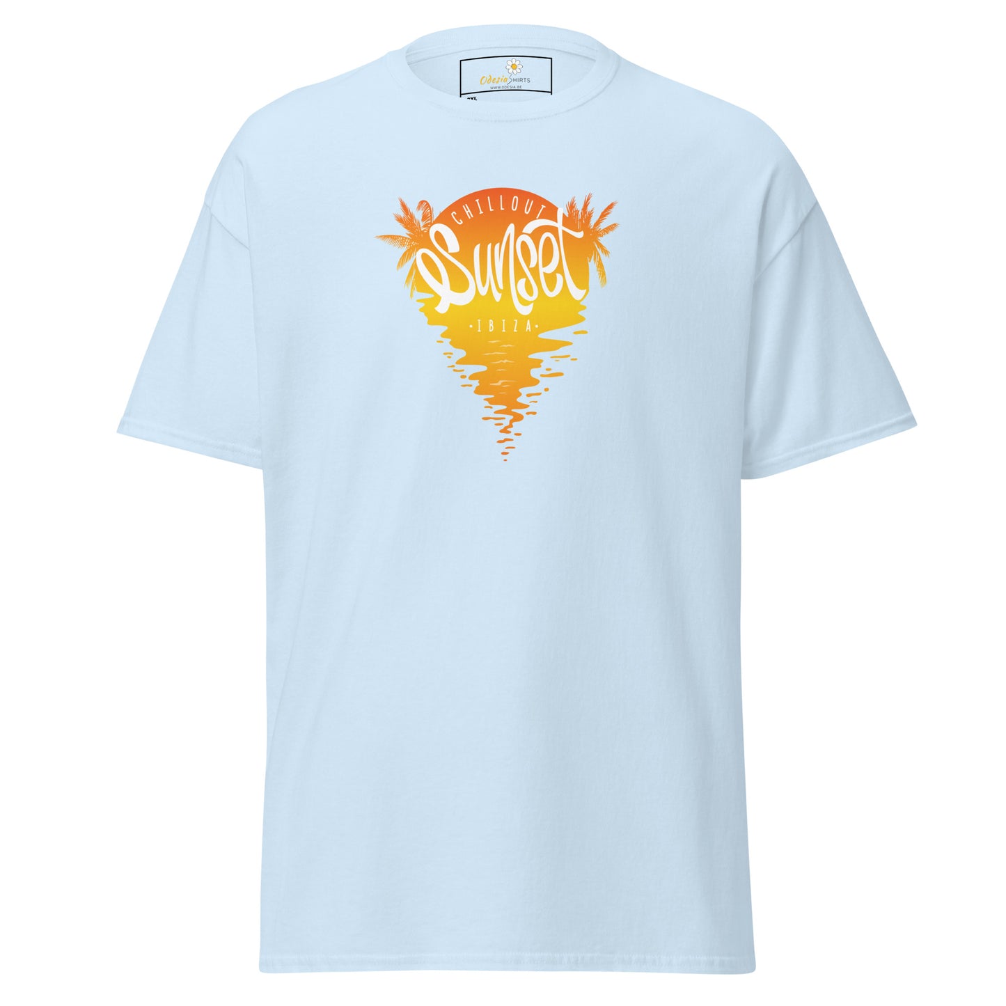 T-shirt classique pour homme - SUMMER IBIZA SUNSET - BIG