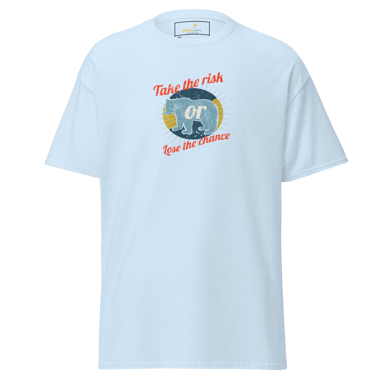 Unisex classic t-shirt - ADVENTURE TAKE THE RISK LOSE CHANCE - BIG