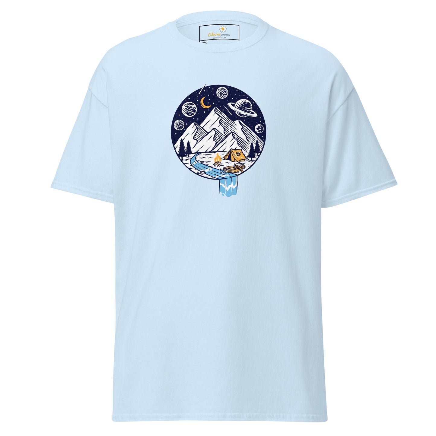 Unisex classic t-shirt - ADVENTURE NIGHT TENT - BIG