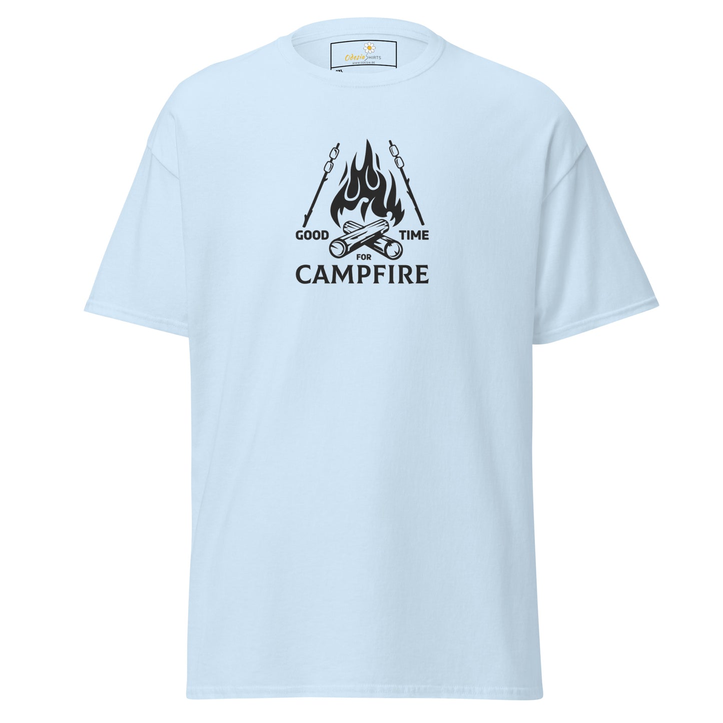 Unisex classic t-shirt - ADVENTURE GOOD TIMES CAMPFIRE - BIG