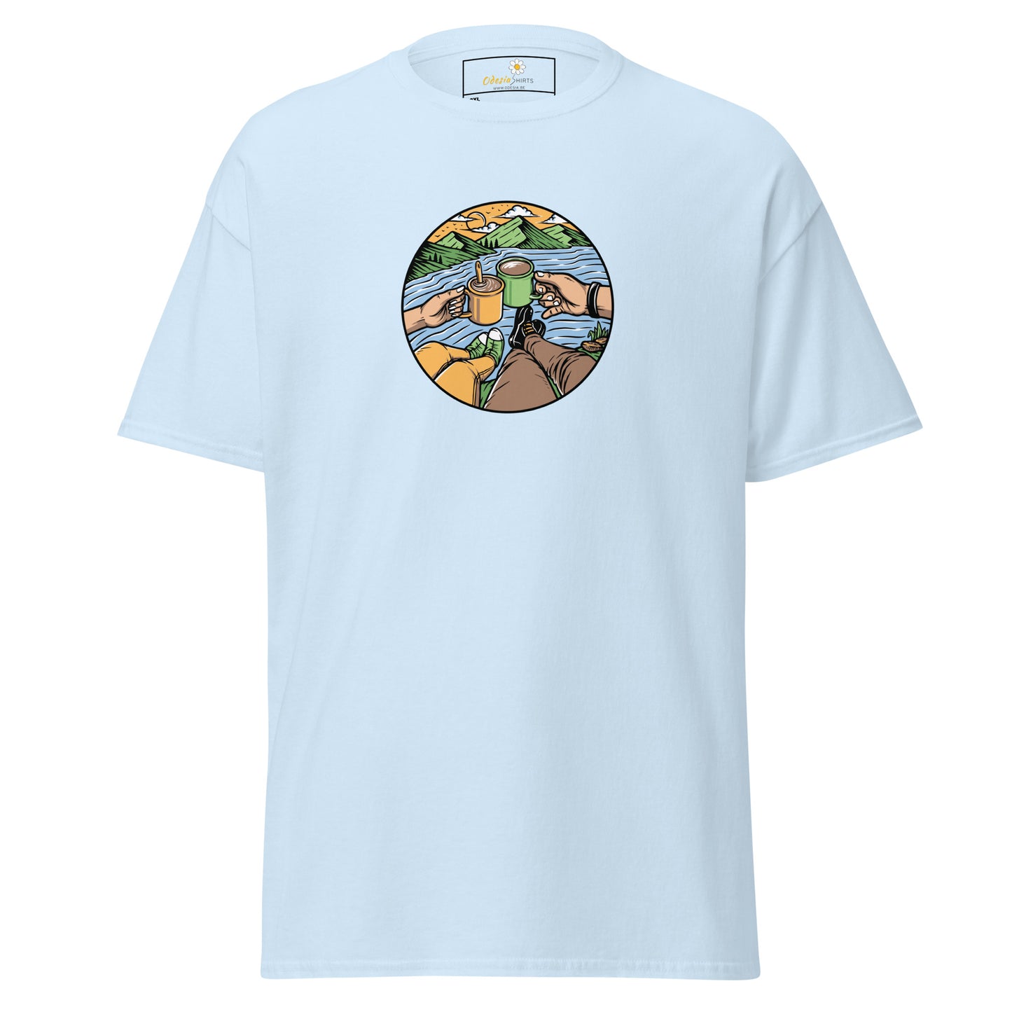 Unisex classic t-shirt - ADVENTURE NATURE TOGETHER - BIG