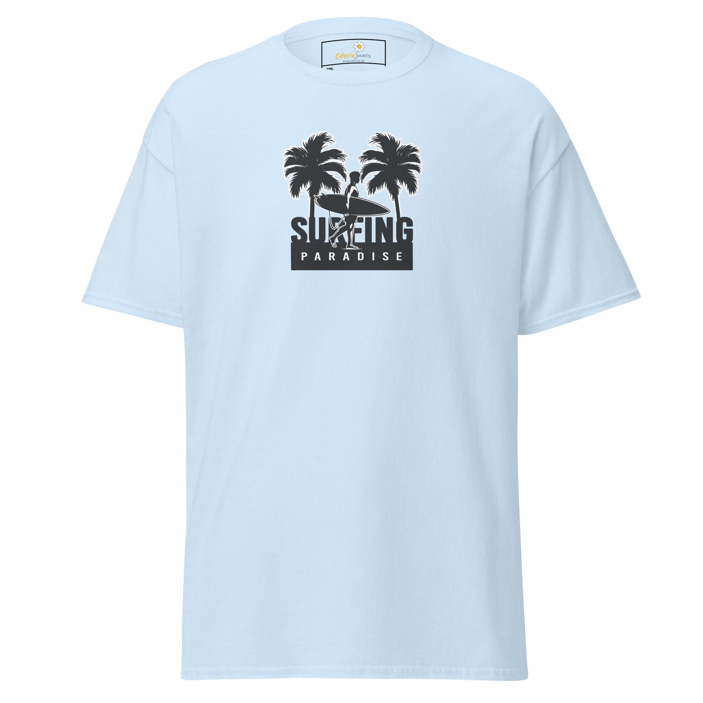 Heren klassiek t-shirt - SUMMER ISLAND TREES - GROOT
