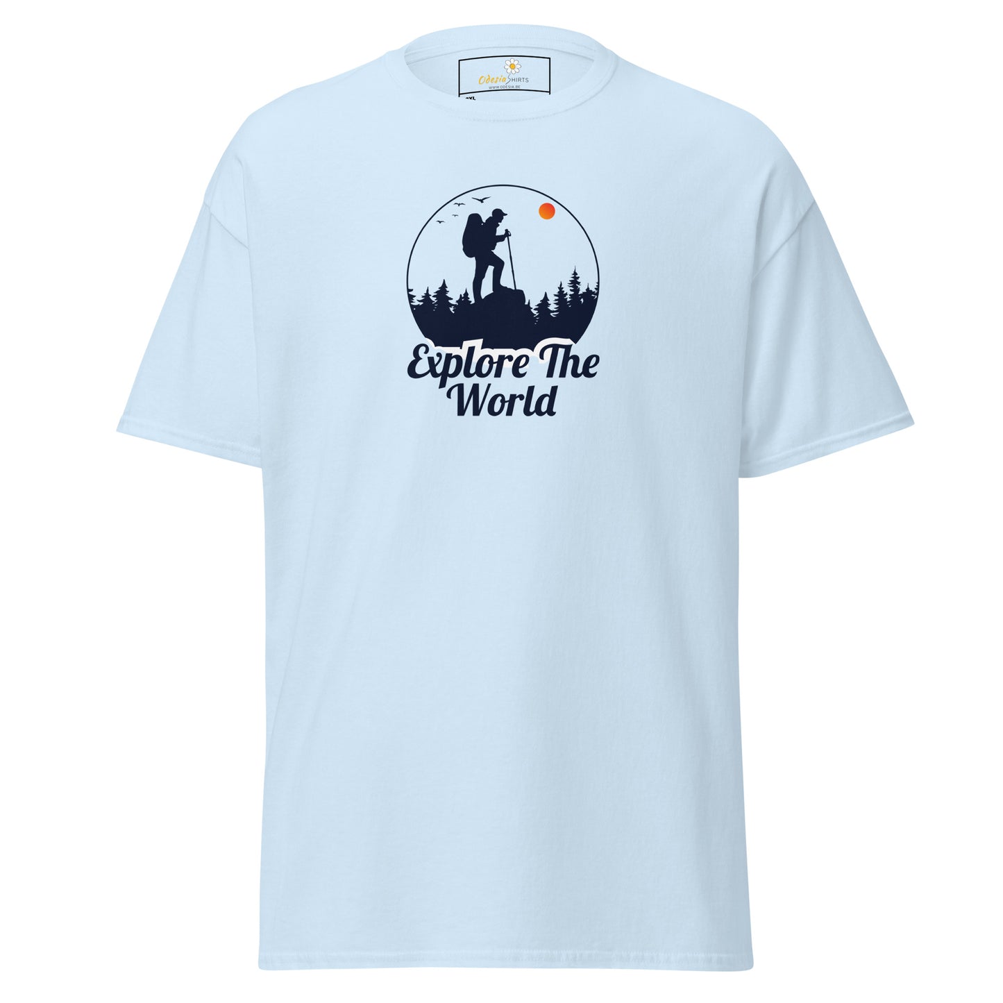 Unisex classic t-shirt - ADVENTURE EXPLORE THE WORLD - BIG