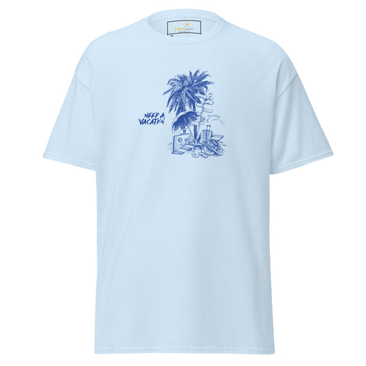 T-shirt classique pour homme - SUMMER NEED A VACATION - BIG