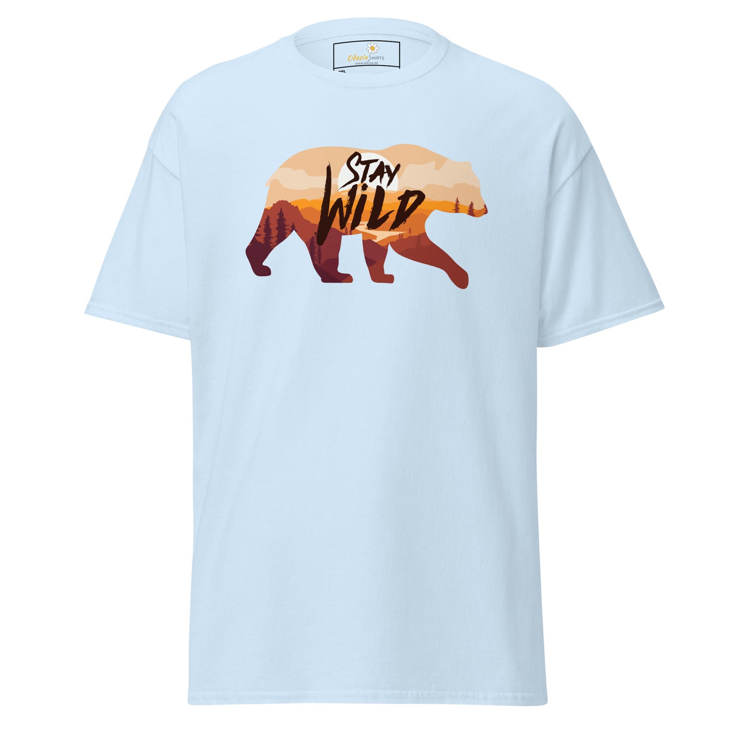Unisex classic t-shirt - ADVENTURE WILDLIFE STAY WILD - BIG