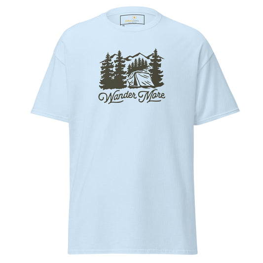 Unisex classic t-shirt - ADVENTURE OUTDOORS WANDER MORE - BIG