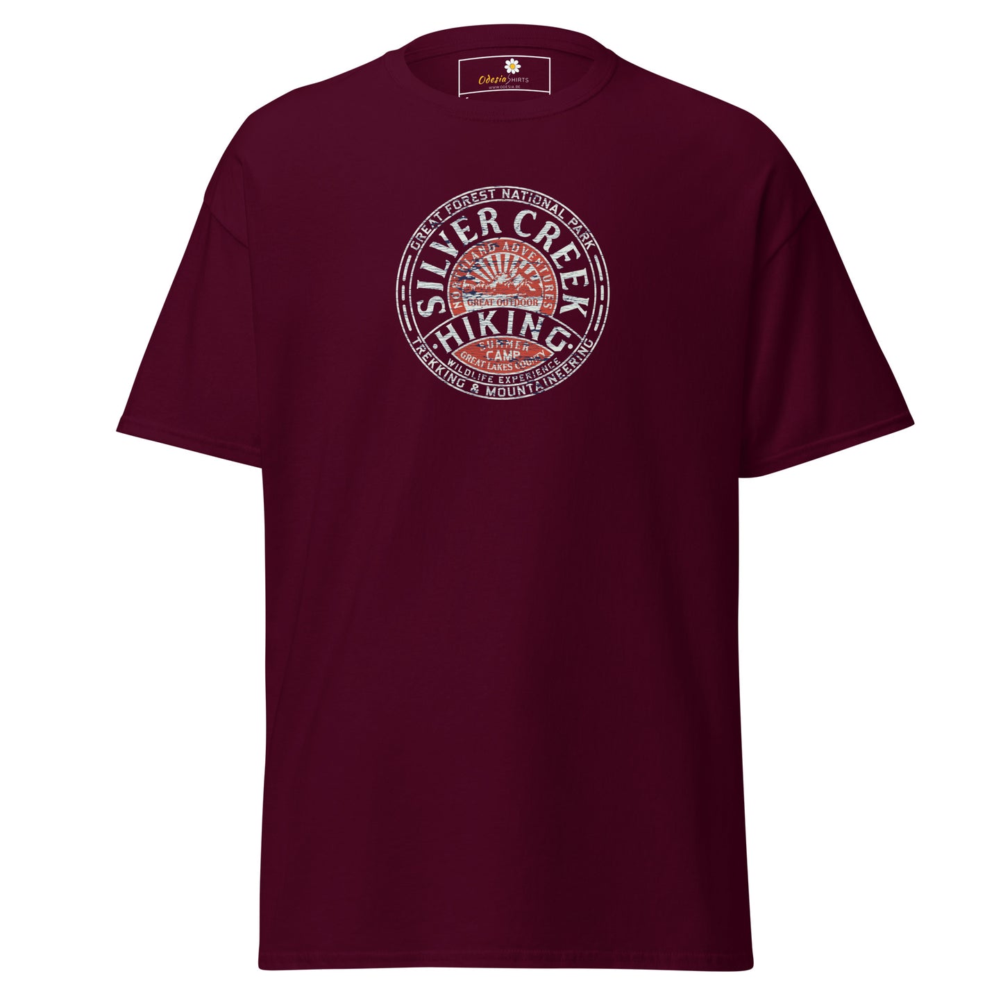 Heren klassiek T-shirt - ADVENTURE SILVER CREEK HIKING - REGULAR