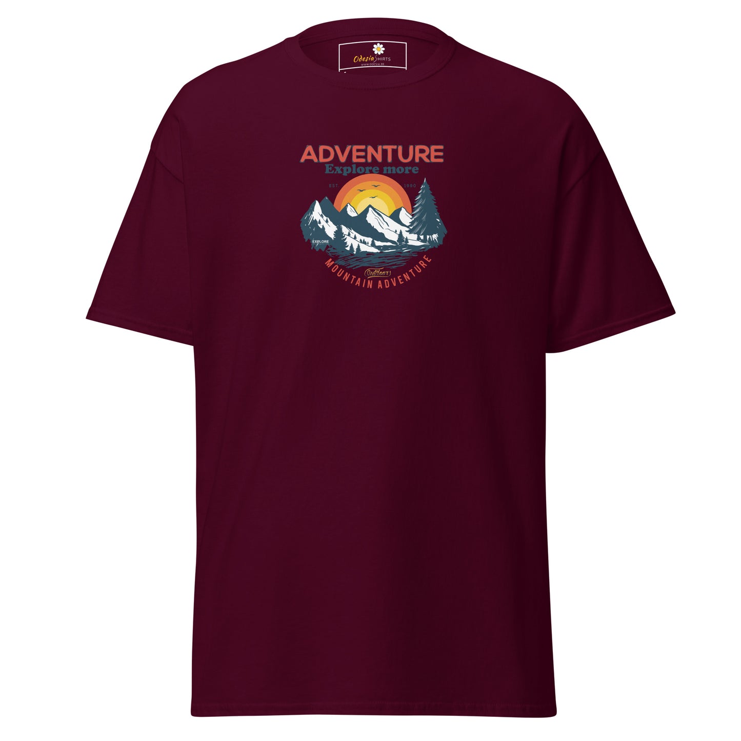 Unisex classic t-shirt - ADVENTURE EXPLORE MORE - REGULAR