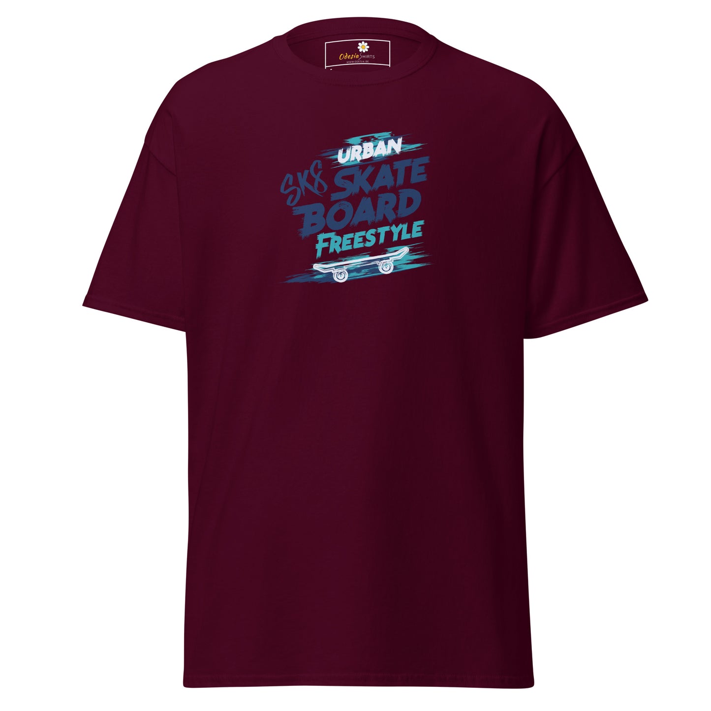 Unisex classic t-shirt - SPORT SKATEBOARD FREESTYLE - REGULAR