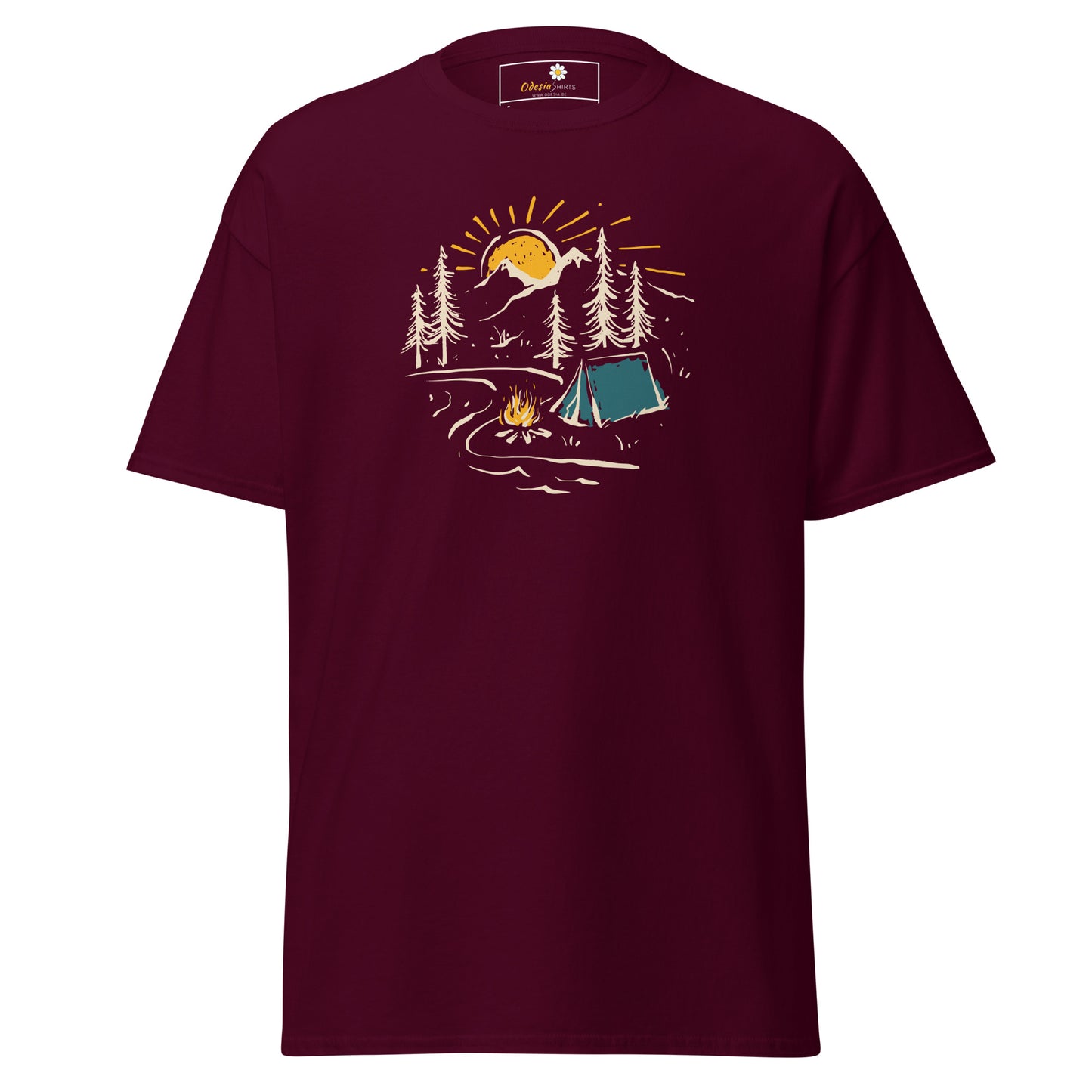 Unisex classic t-shirt - ADVENTURE CAMPFIRE CIRCLE - REGULAR