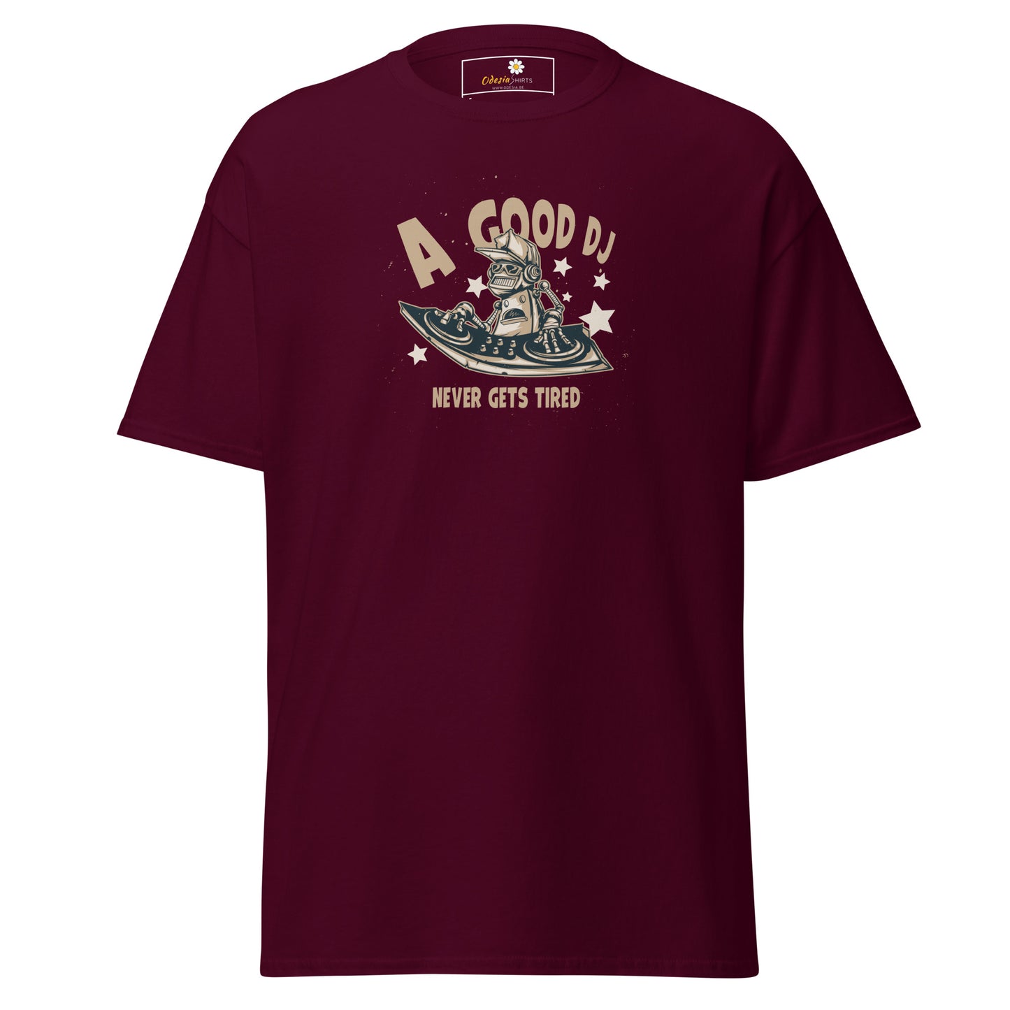 T-shirt classique unisexe - Un bon DJ jamais fatigué - Regular