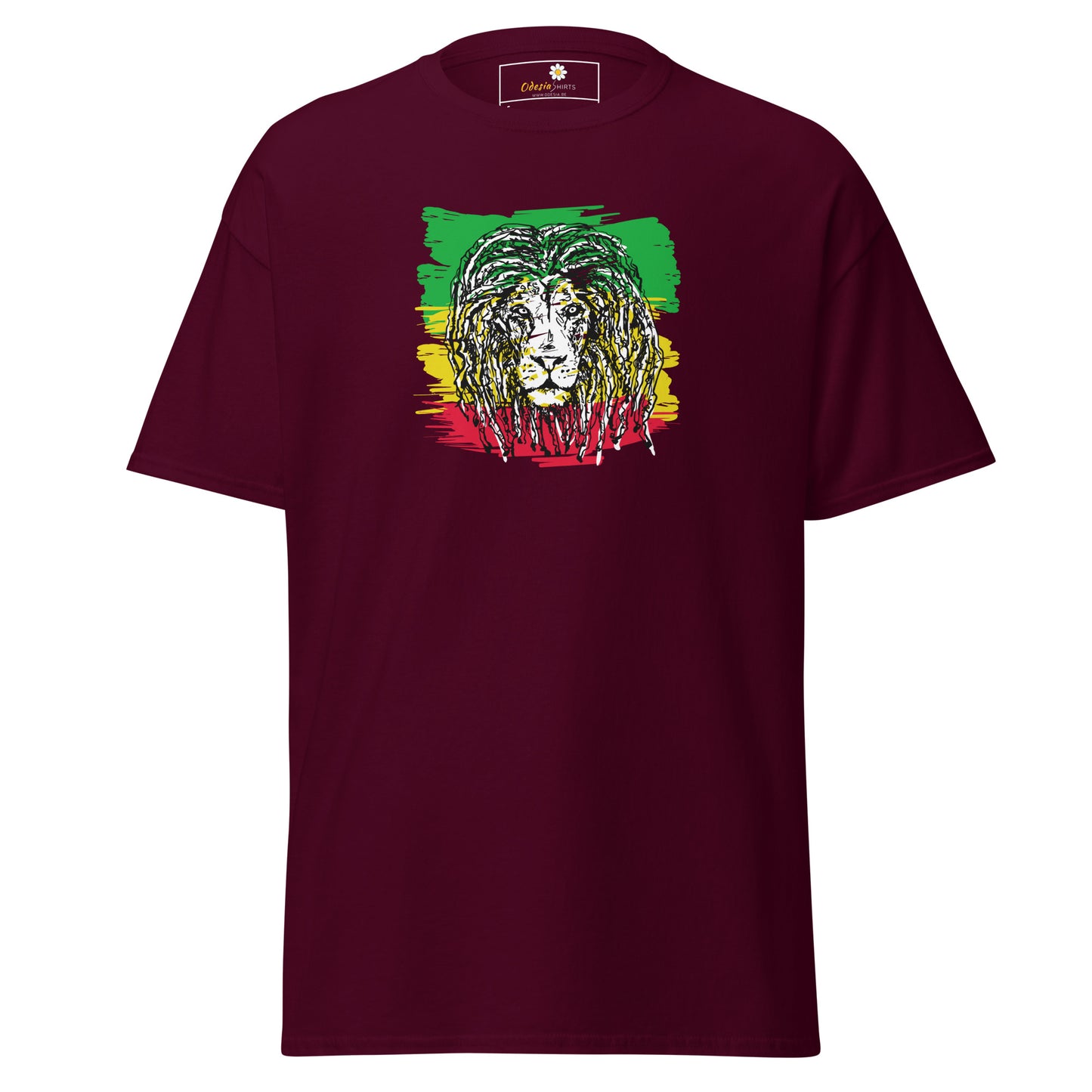 Unisex classic t-shirt - WILD LIFE MUSIC LION REGGAE - REGULAR