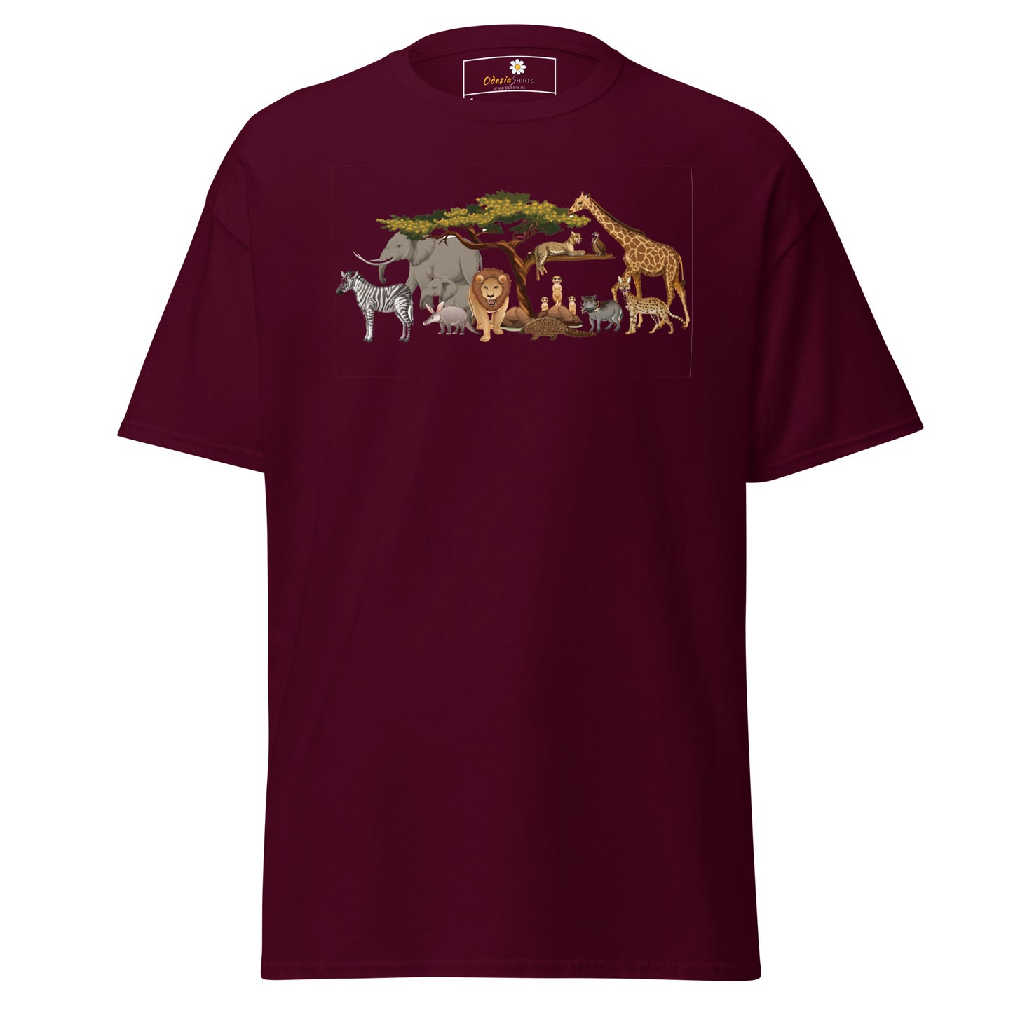 Unisex classic t-shirt - WILD LIFE ANIMALS - REGULAR