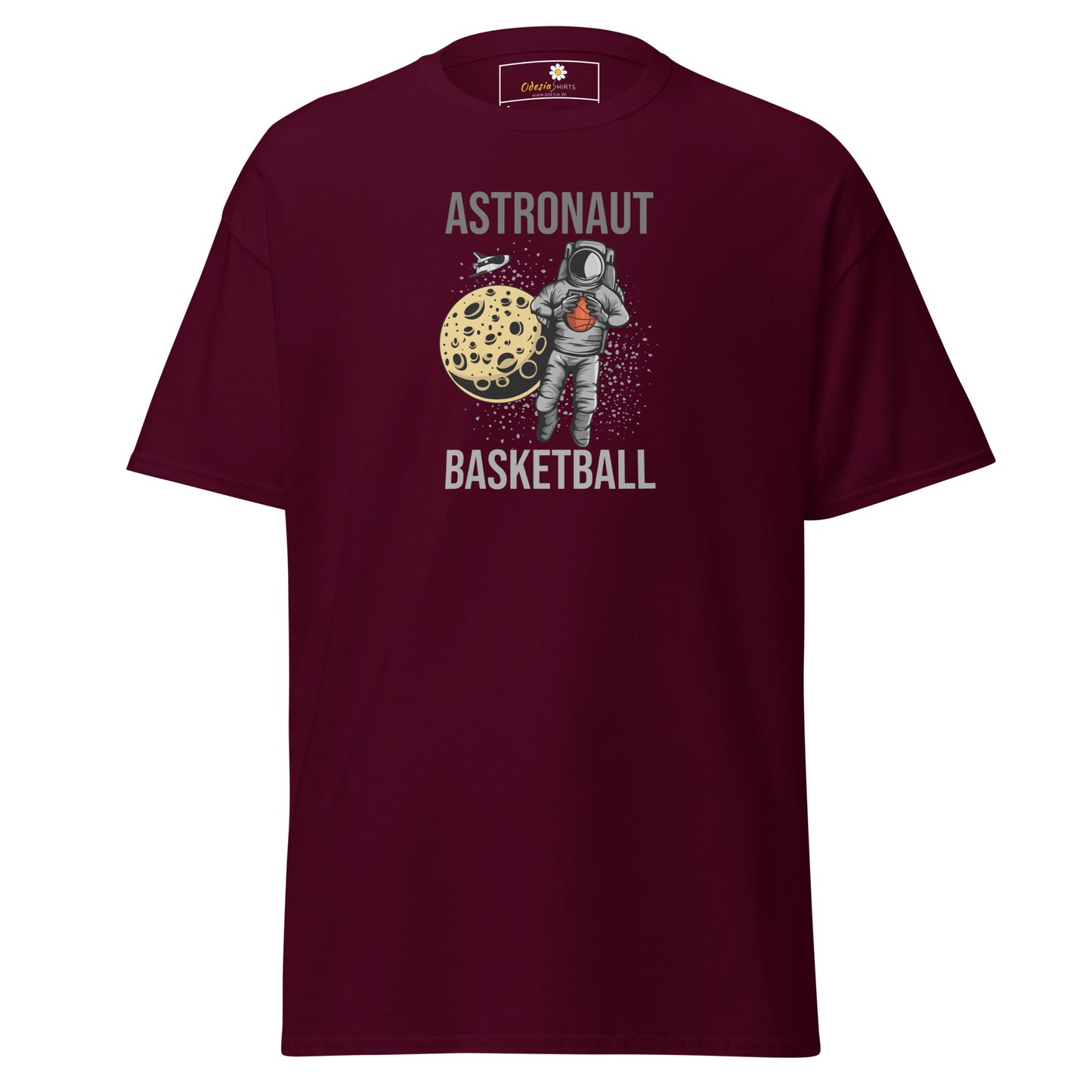 Unisex classic t-shirt - ASTRONAUT BASKETBALL - REGULAR