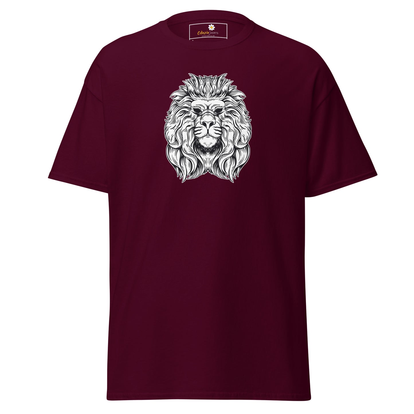 Unisex classic t-shirt - WILD LIFE LION HEAD - REGULAR