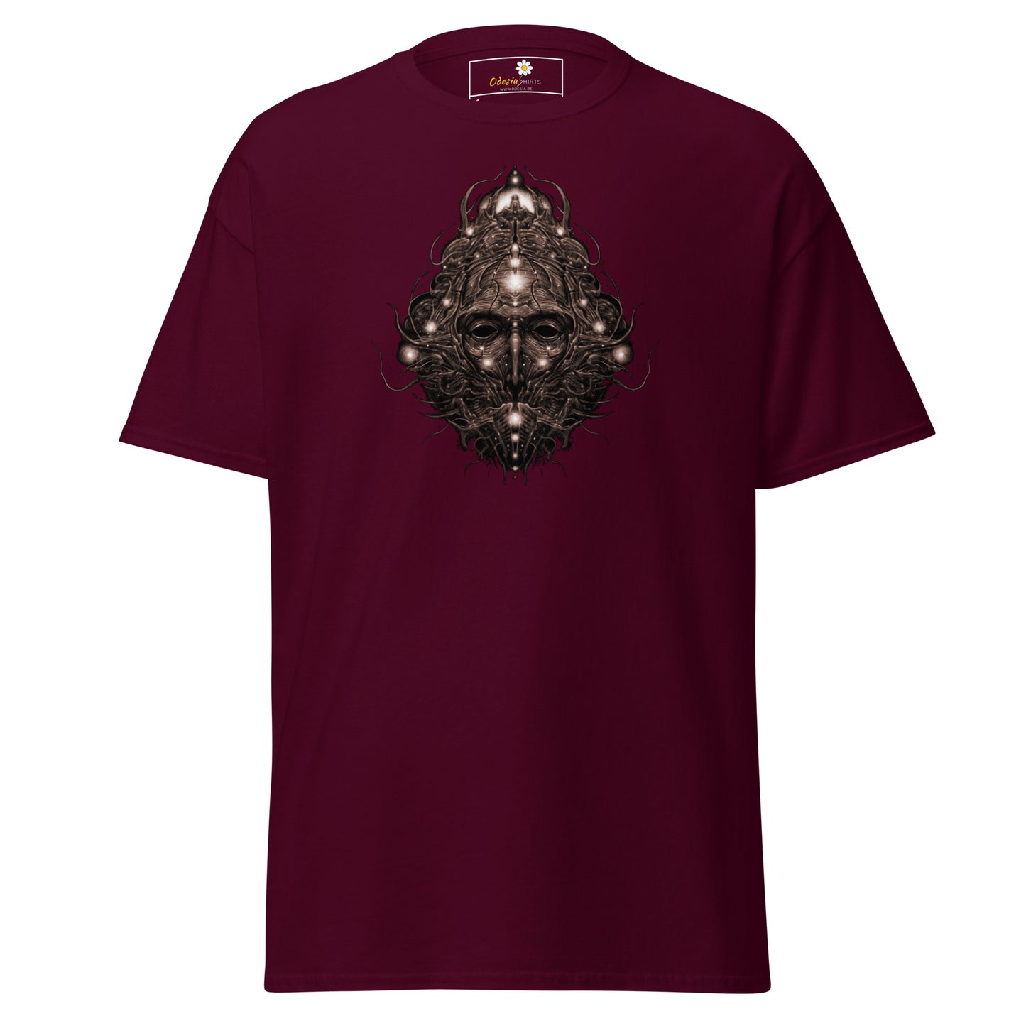 Unisex classic t-shirt - ABSTRACT HUMAN FACE - REGULAR