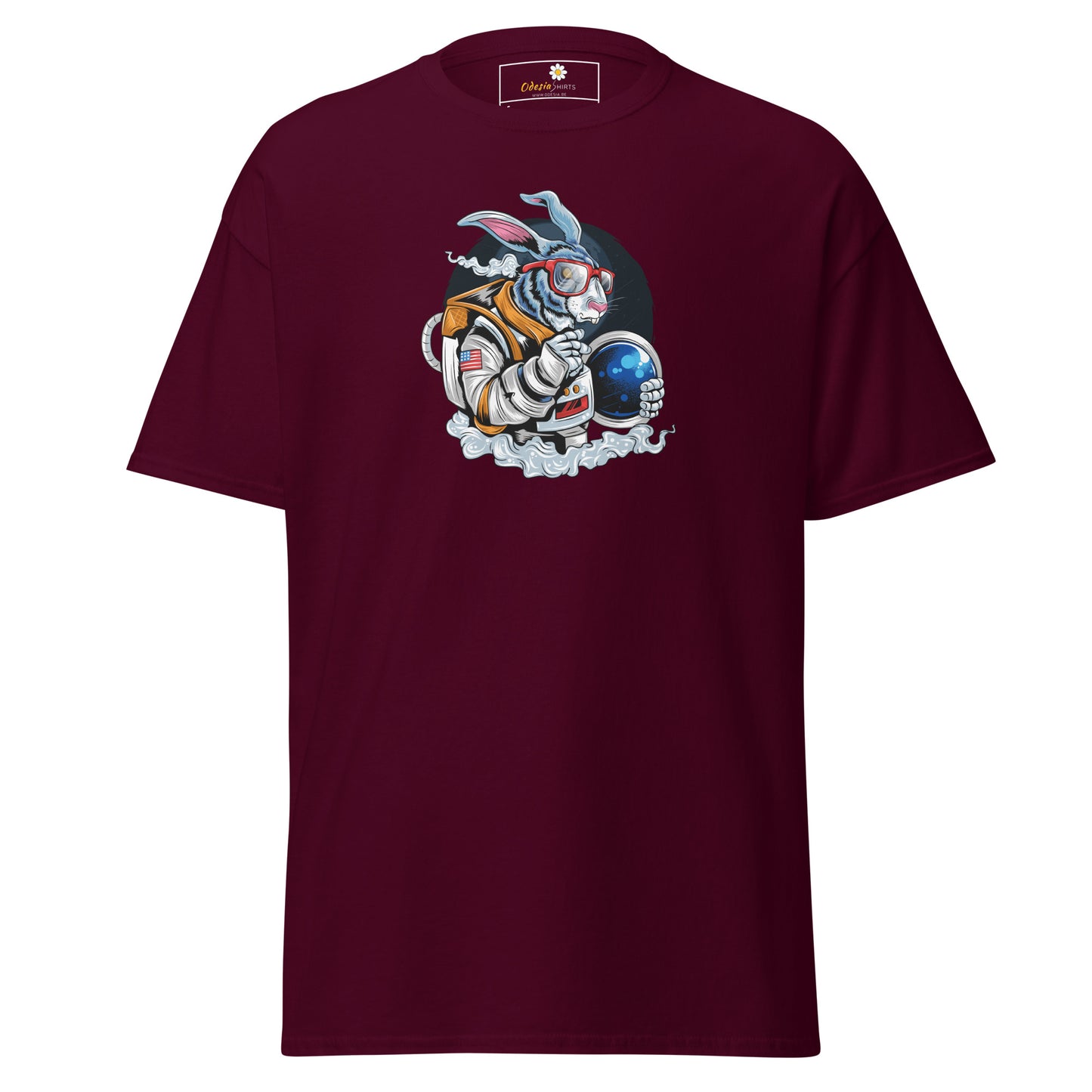 T-shirt classique unisexe - LAPIN ASTRONAUTE - RÉGULIER