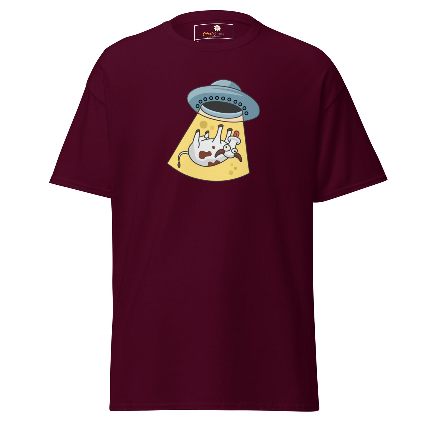Unisex classic t-shirt - ALIEN SPACE COW - REGULAR