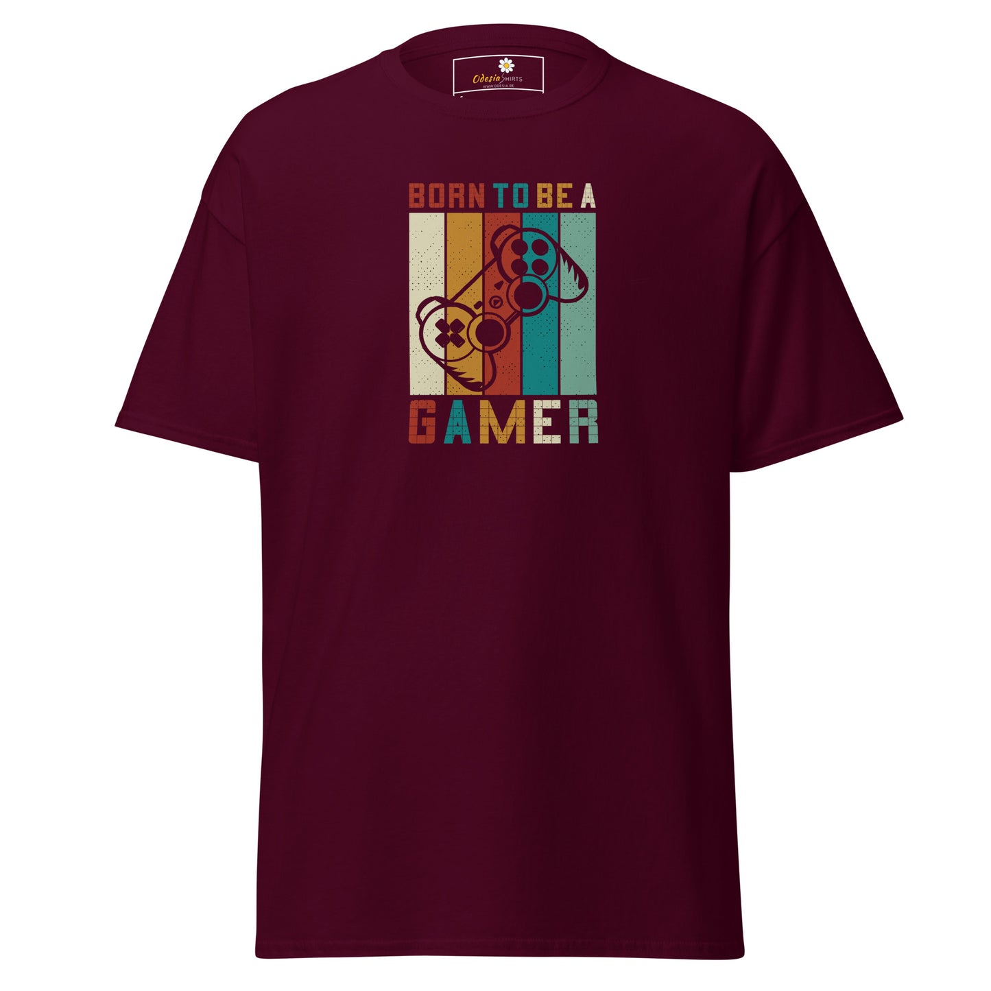 T-shirt classique unisexe - GAMERS BORN TO BE A GAMER - REGULAR