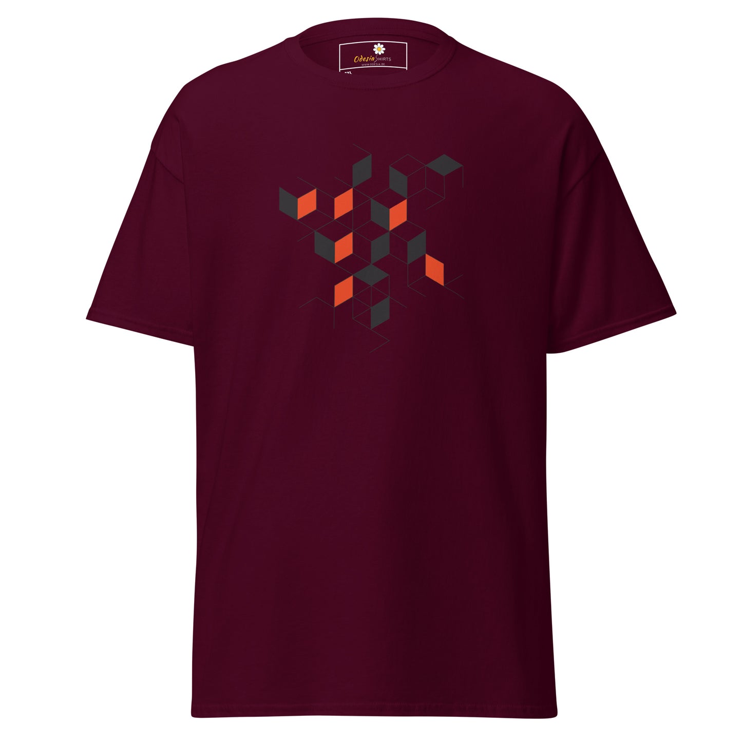 Unisex classic t-shirt - ABSTRACT SQUARES - BIG