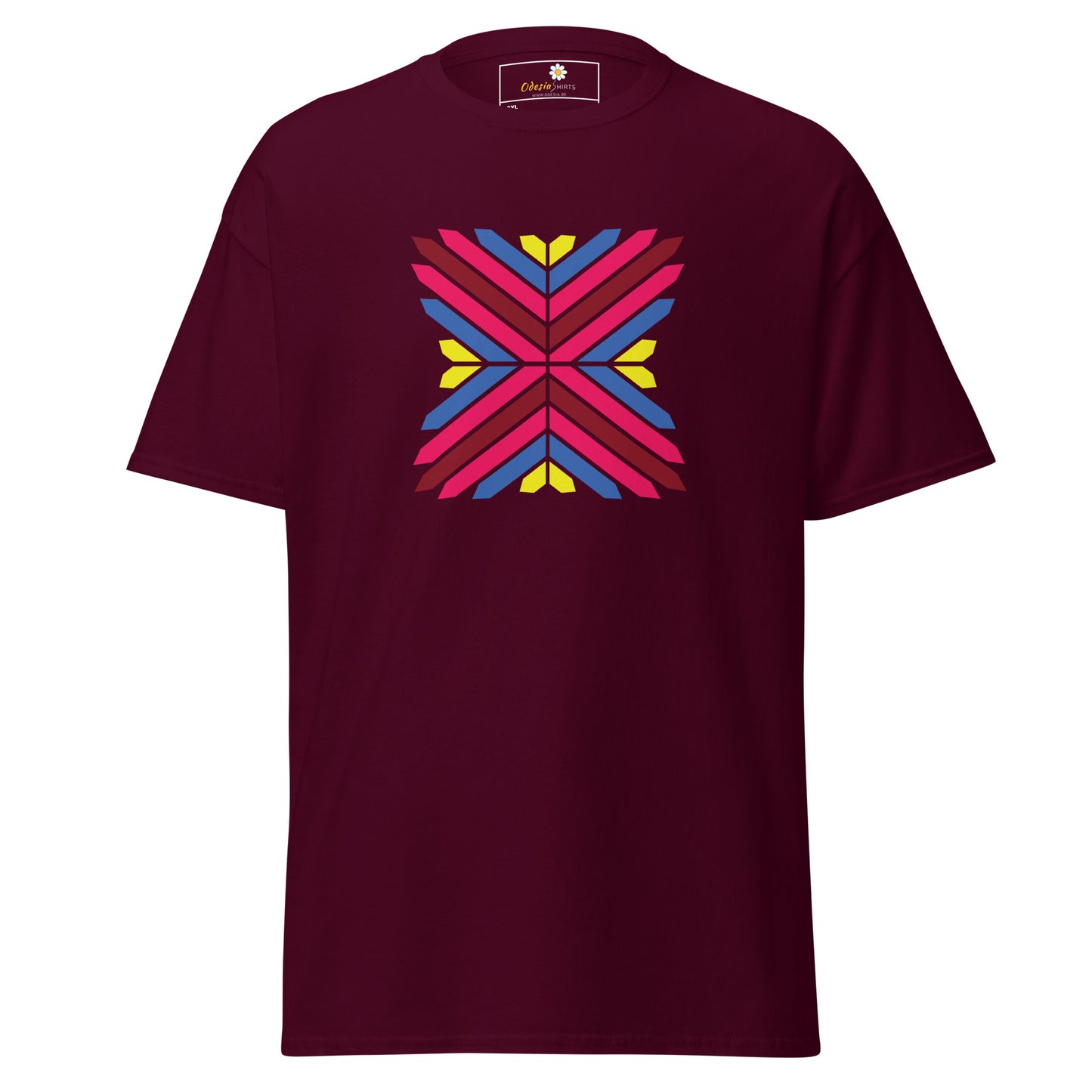 Unisex classic t-shirt - ABSTRACT TRIANGLES - BIG