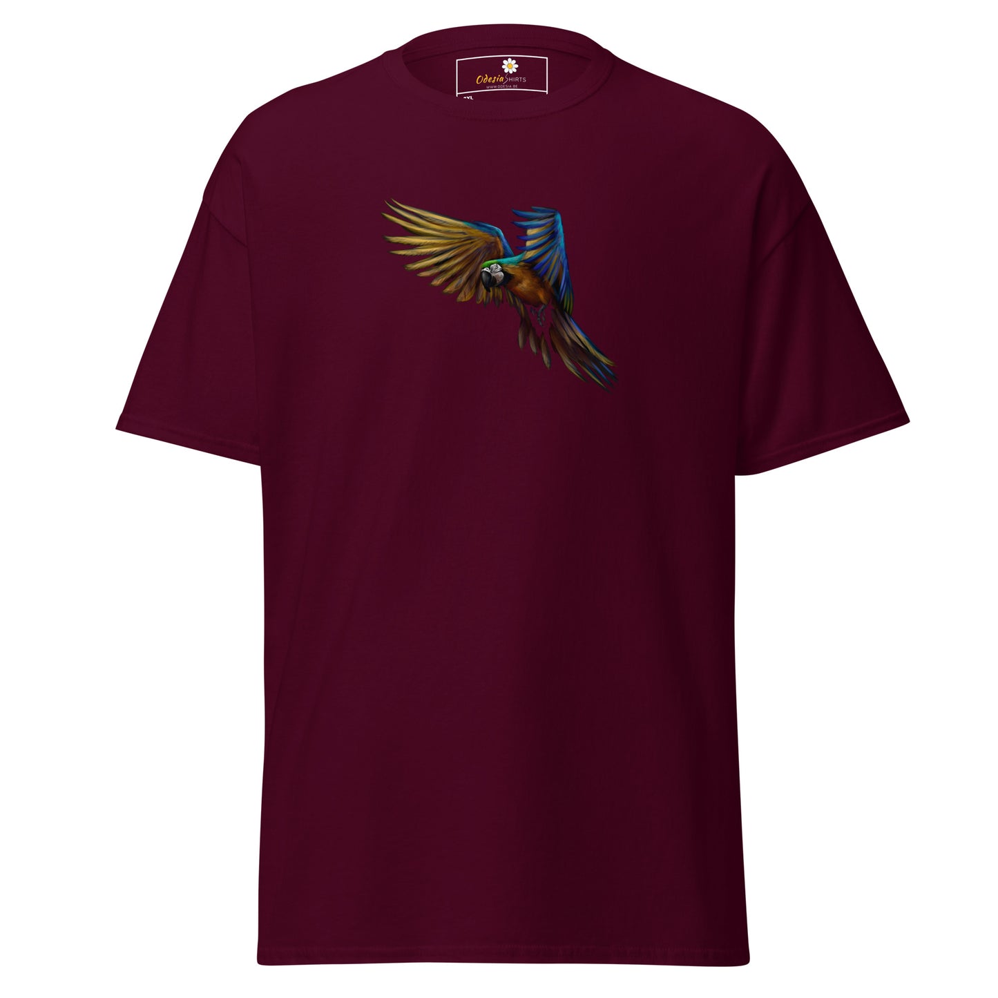 Heren klassiek t-shirt - WILDLIFE PARROT - GROOT